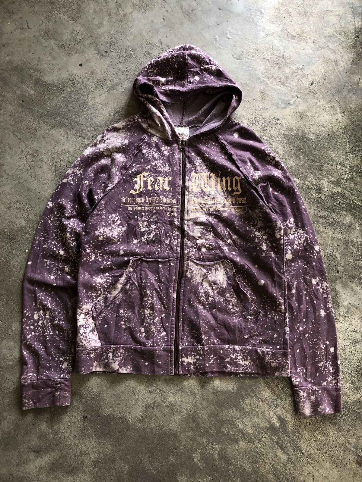 If Six Was Nine 405 POEM ZIP HOODIE TIE DYE LGB STYLED Size US M / EU 48-50 / 2 - 1 Thumbnail