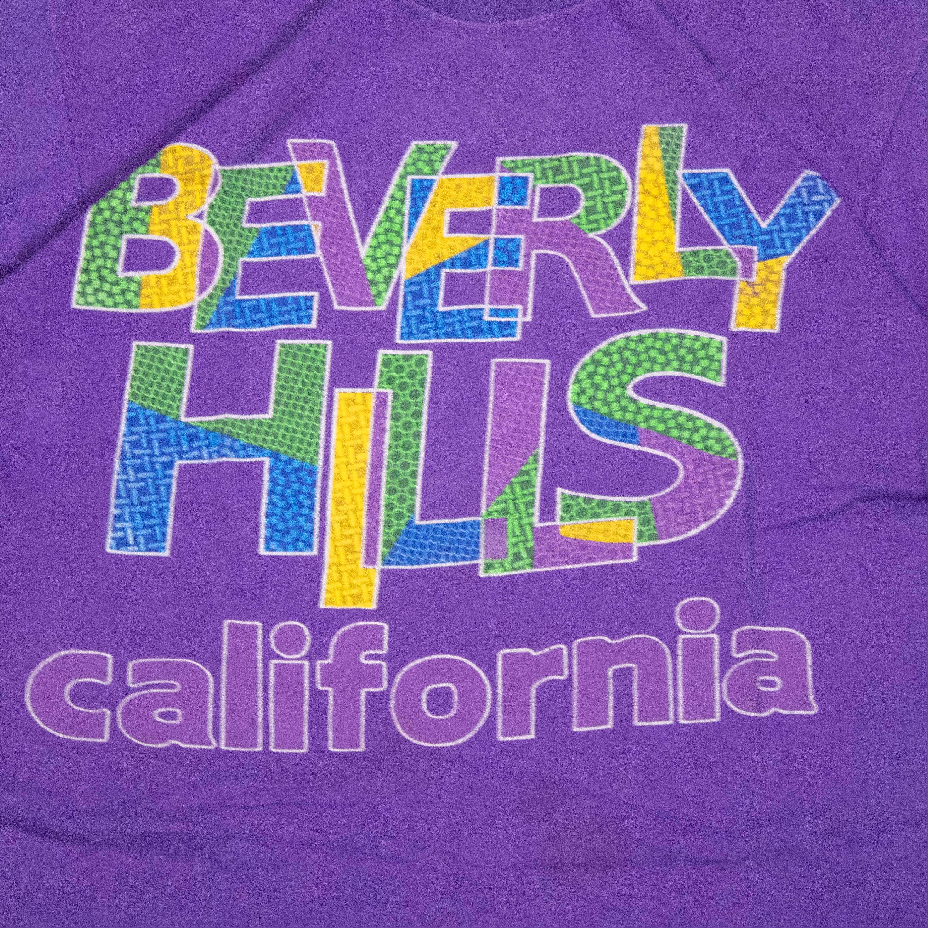 Vintage Vintage 1990’s Beverly Hills California Single Stitch Tee Size US S / EU 44-46 / 1 - 4 Thumbnail