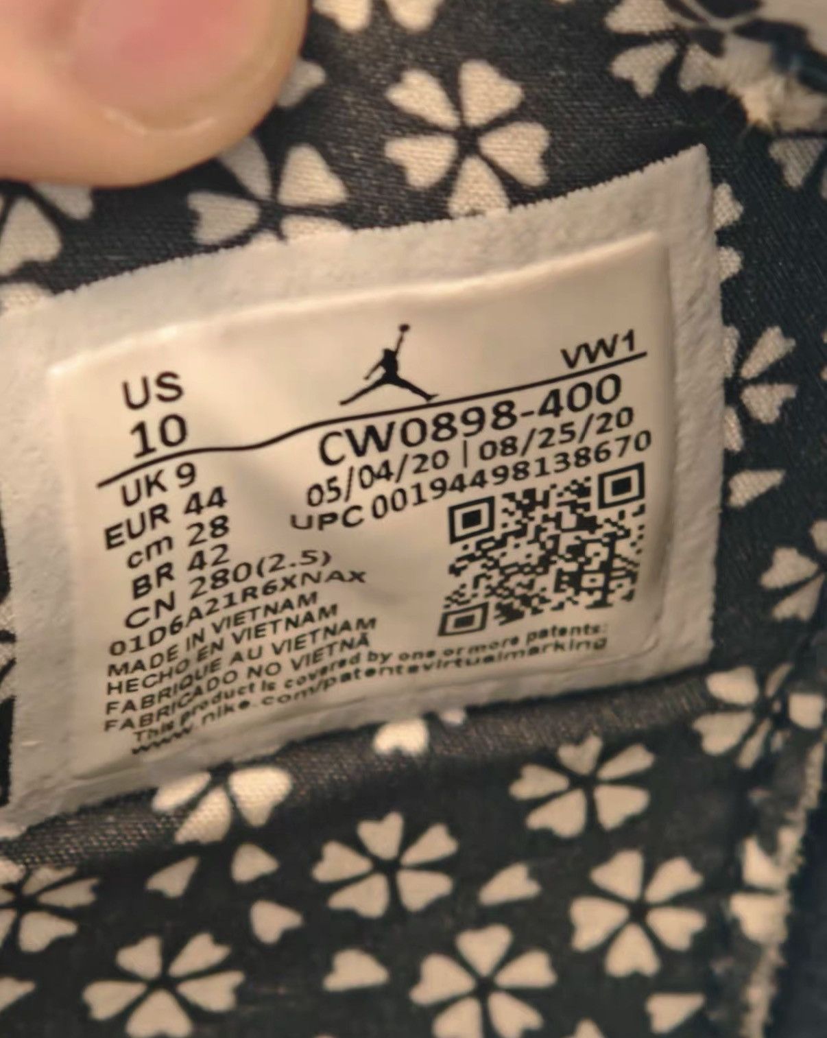 Nike Nike Air Jordan 4 Sashiko J42 Size US 10 / EU 43 - 8 Thumbnail