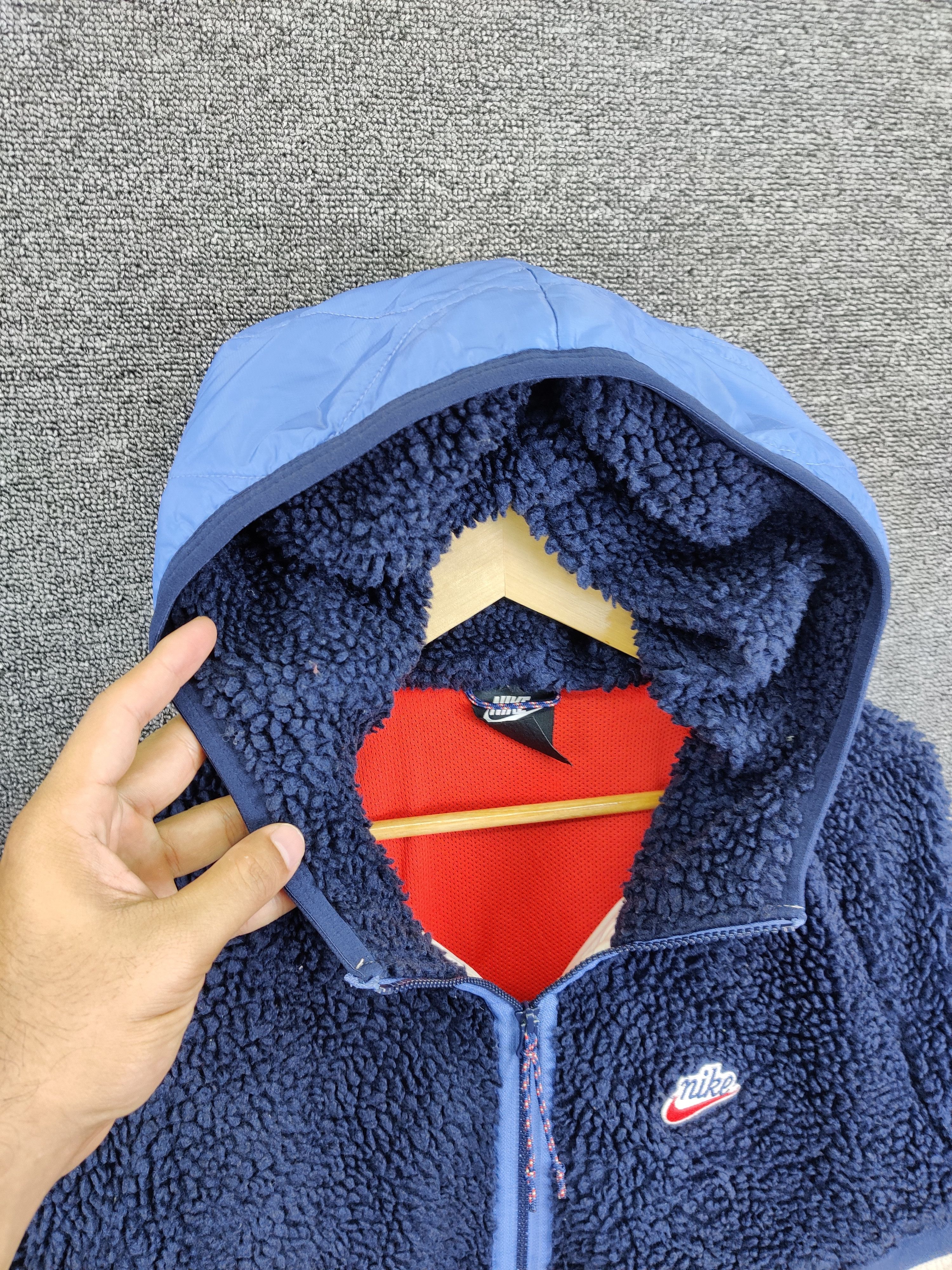 Nike Vintage Nike Sherpa Herritage Hoodie Jacket Size US M / EU 48-50 / 2 - 8 Thumbnail