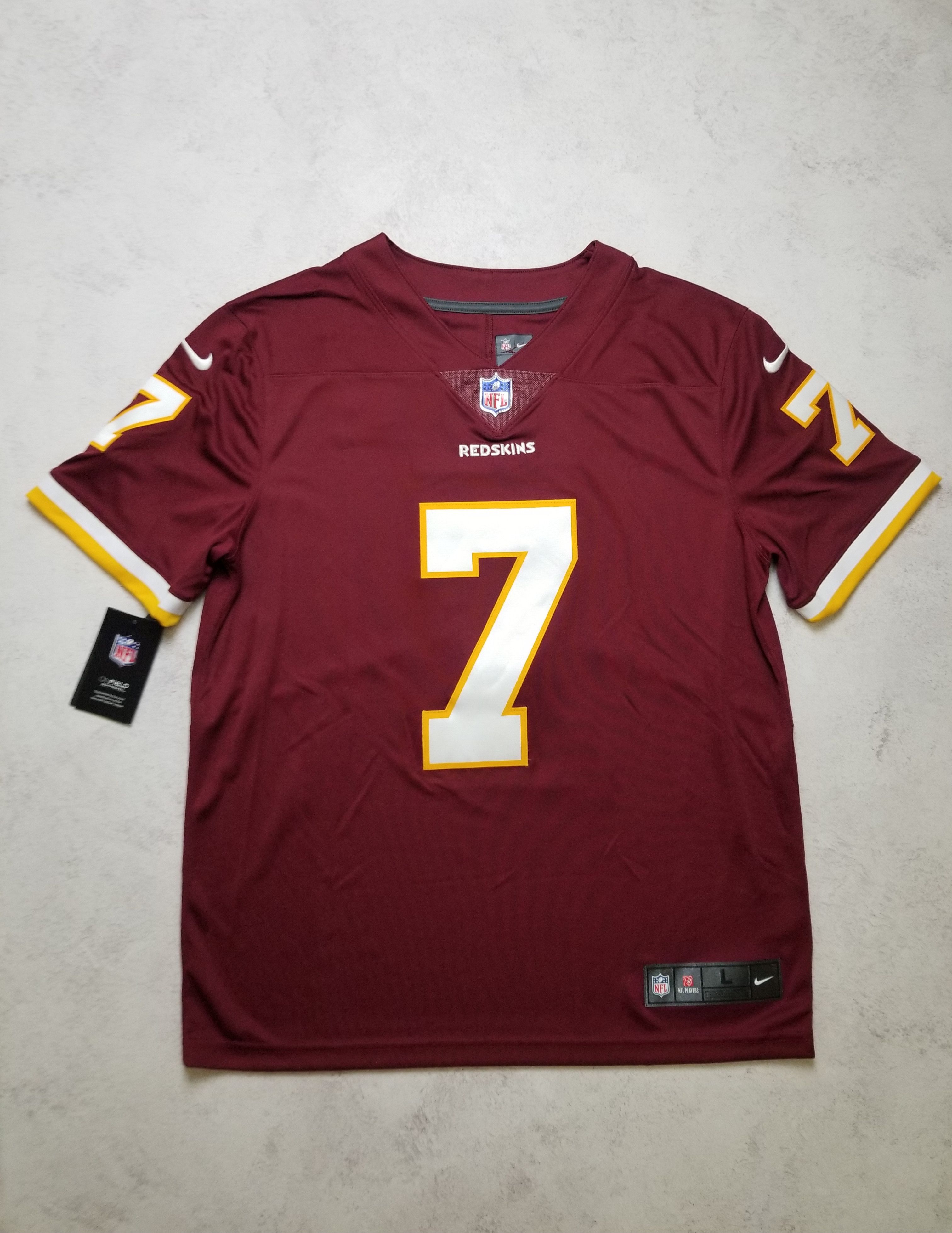 Nike Dwayne Haskins #7 Washington Redskins Limited Sewn Jersey Size US L / EU 52-54 / 3 - 1 Thumbnail