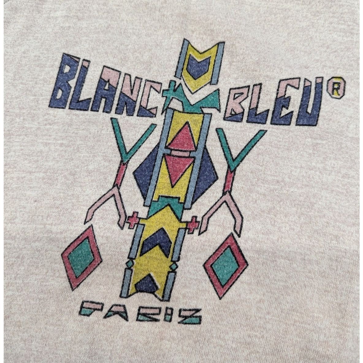 LE CIEL BLEU × Vintage Vintage 80s Blanc Bleu Paris crewneck sweater Size US M / EU 48-50 / 2 - 3 Thumbnail