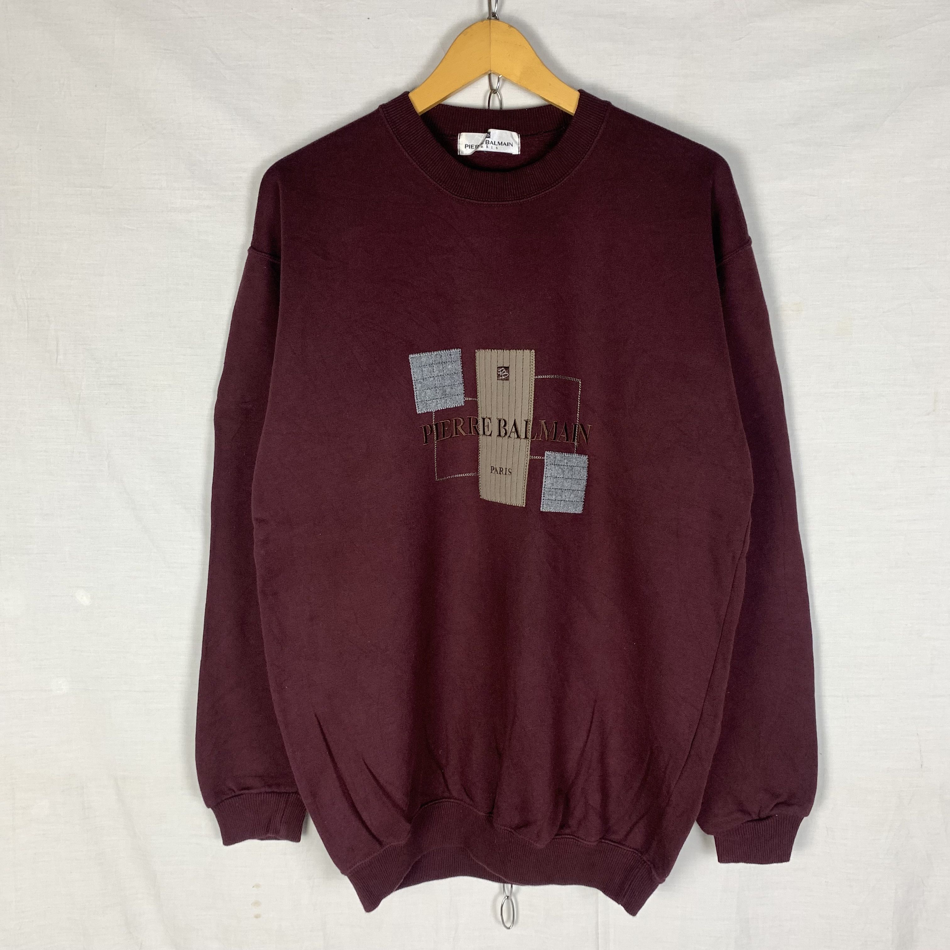 Pierre Balmain Vintage Pierre Balmain Paris Sweatshirt Crewneck Size US M / EU 48-50 / 2 - 1 Thumbnail