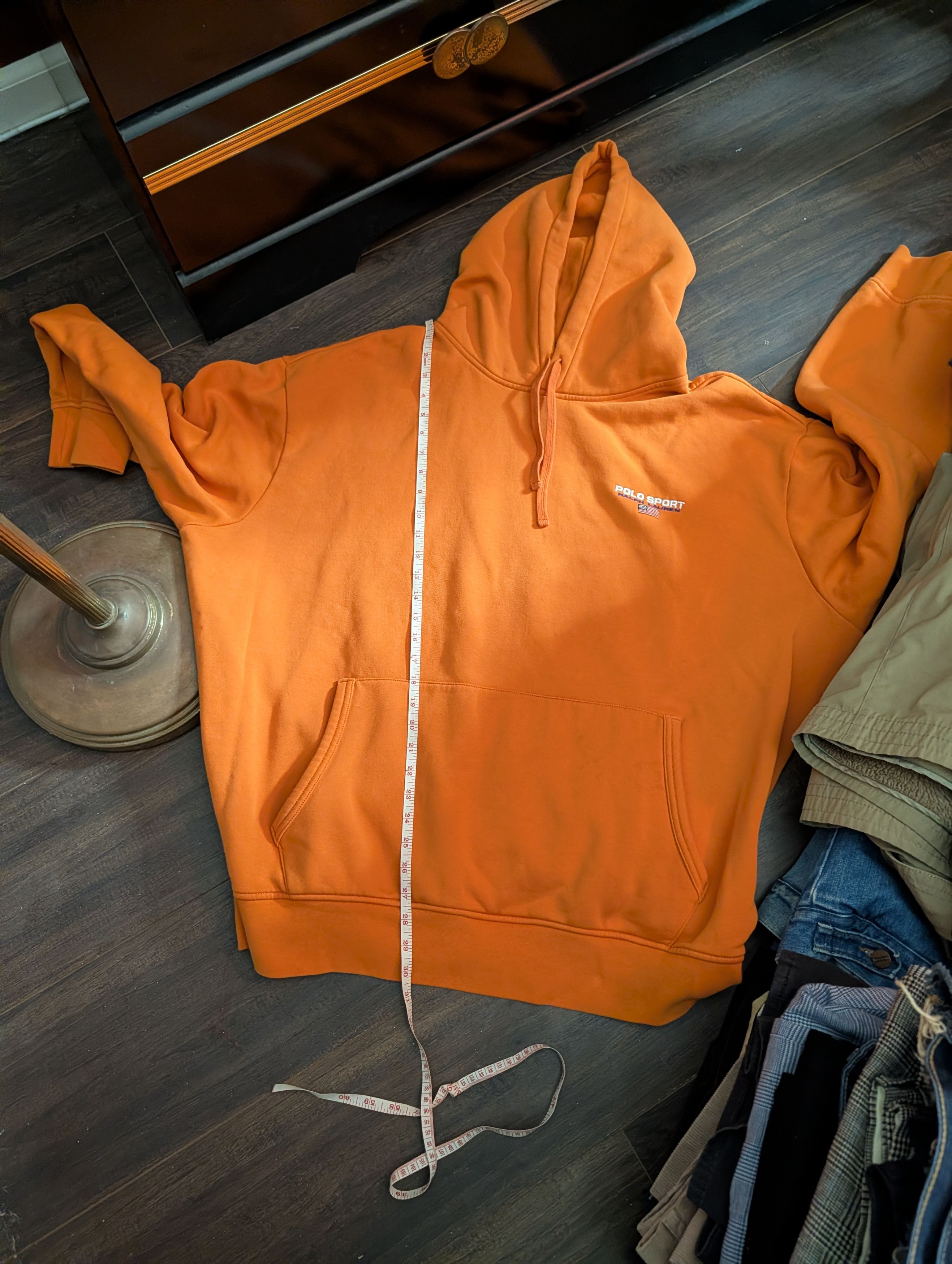 Polo Ralph Lauren POLO SPORT iconic orange logo embroidered hoodie Size US XXL / EU 58 / 5 - 16 Thumbnail