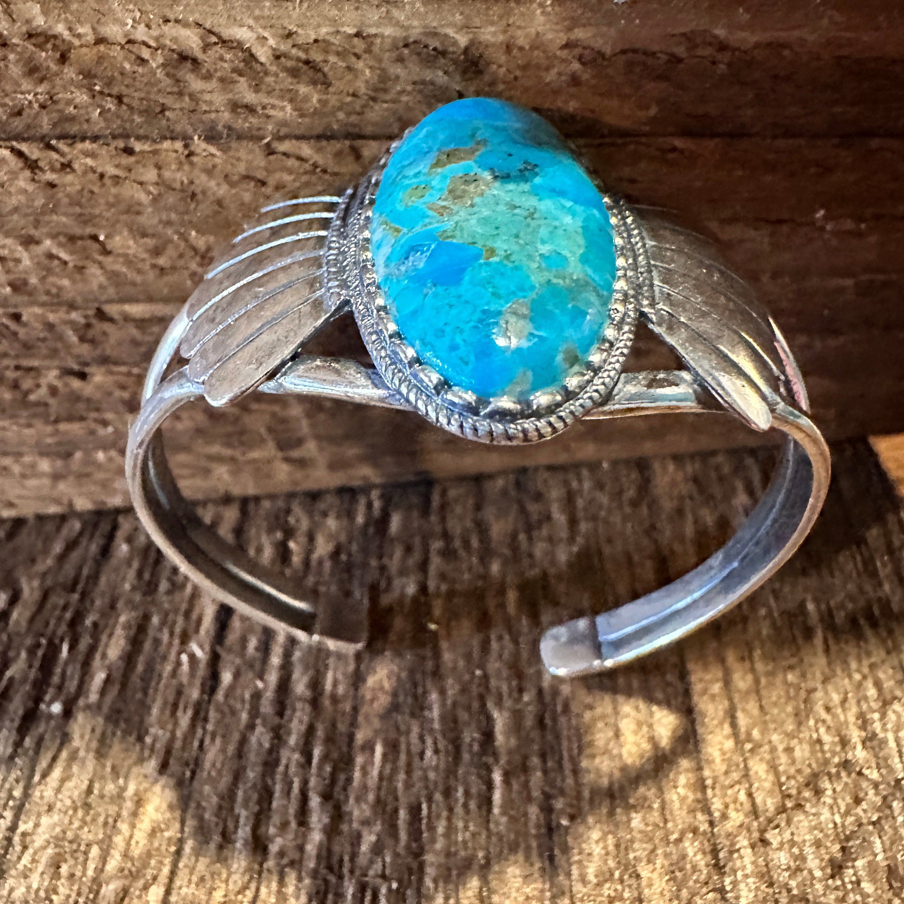 Other Navajo Eagle Wing Turquoise Earrings in Sterling Silver - Ha Size ONE SIZE - 9 Thumbnail