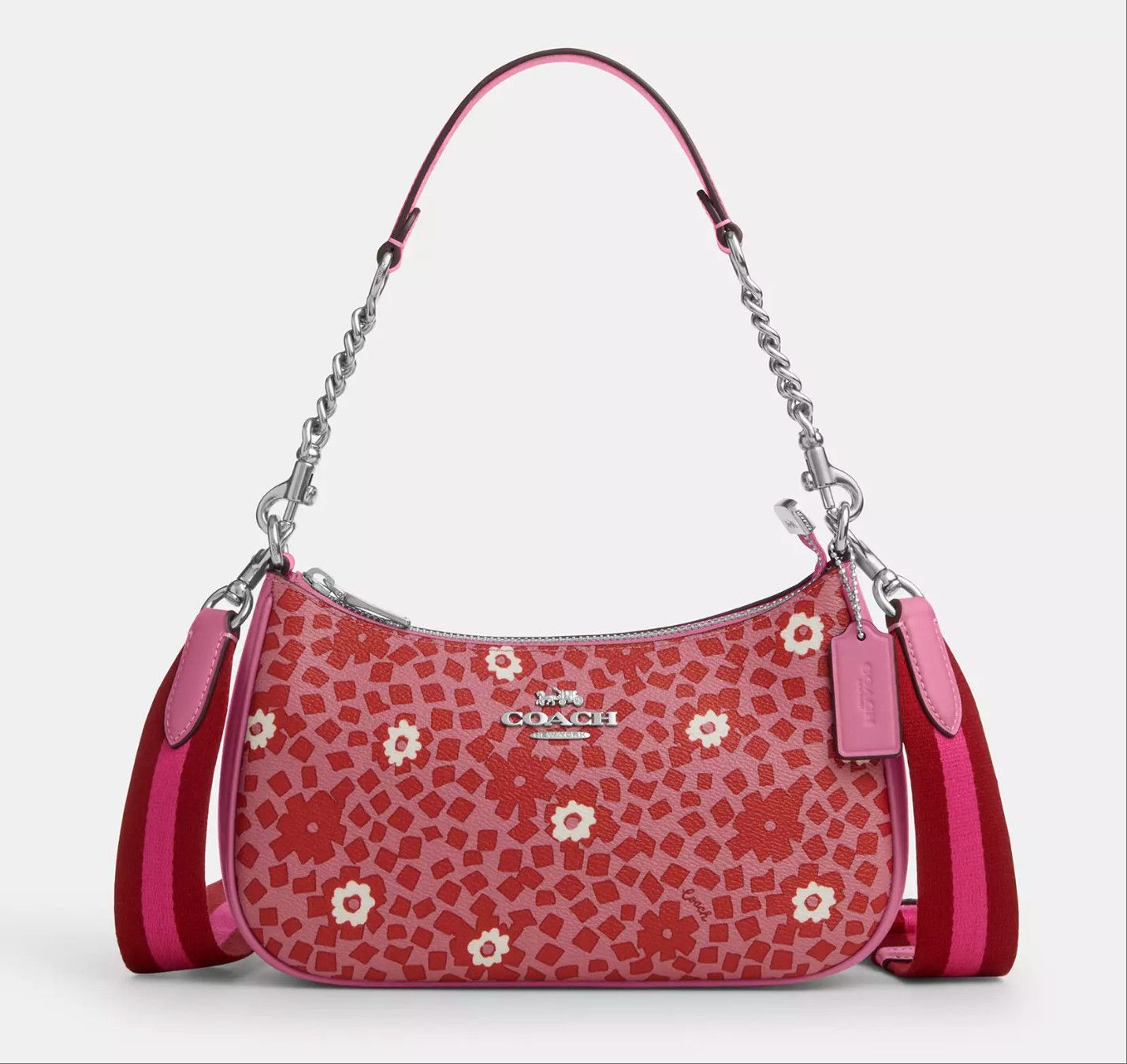 Coach Teri Shoulder Bag With Floral Print CBI52 Size ONE SIZE - 8 Thumbnail