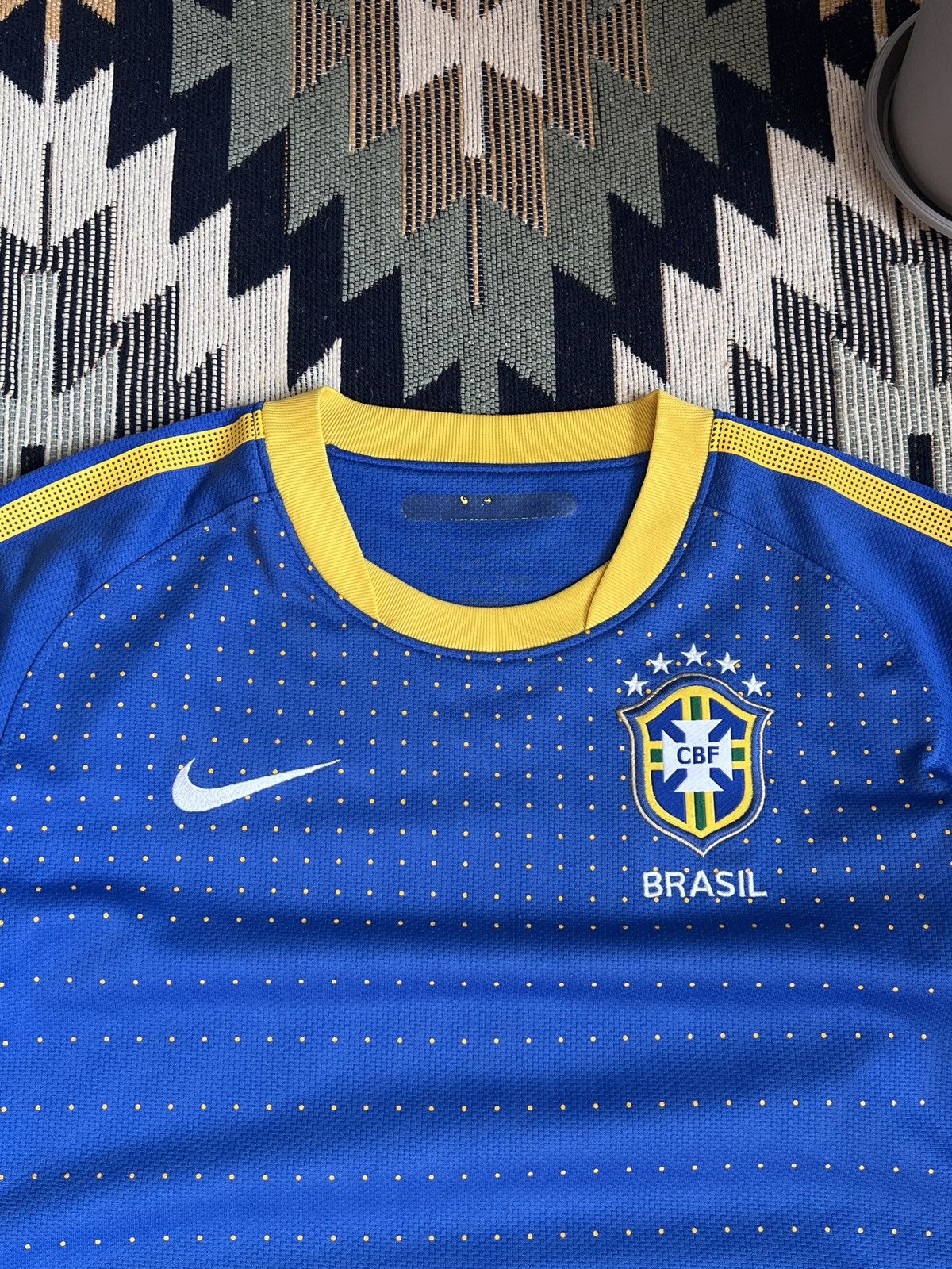 Nike Nike Brazil Blokecore Soccer Jersey Size US XS / EU 42 / 0 - 4 Thumbnail