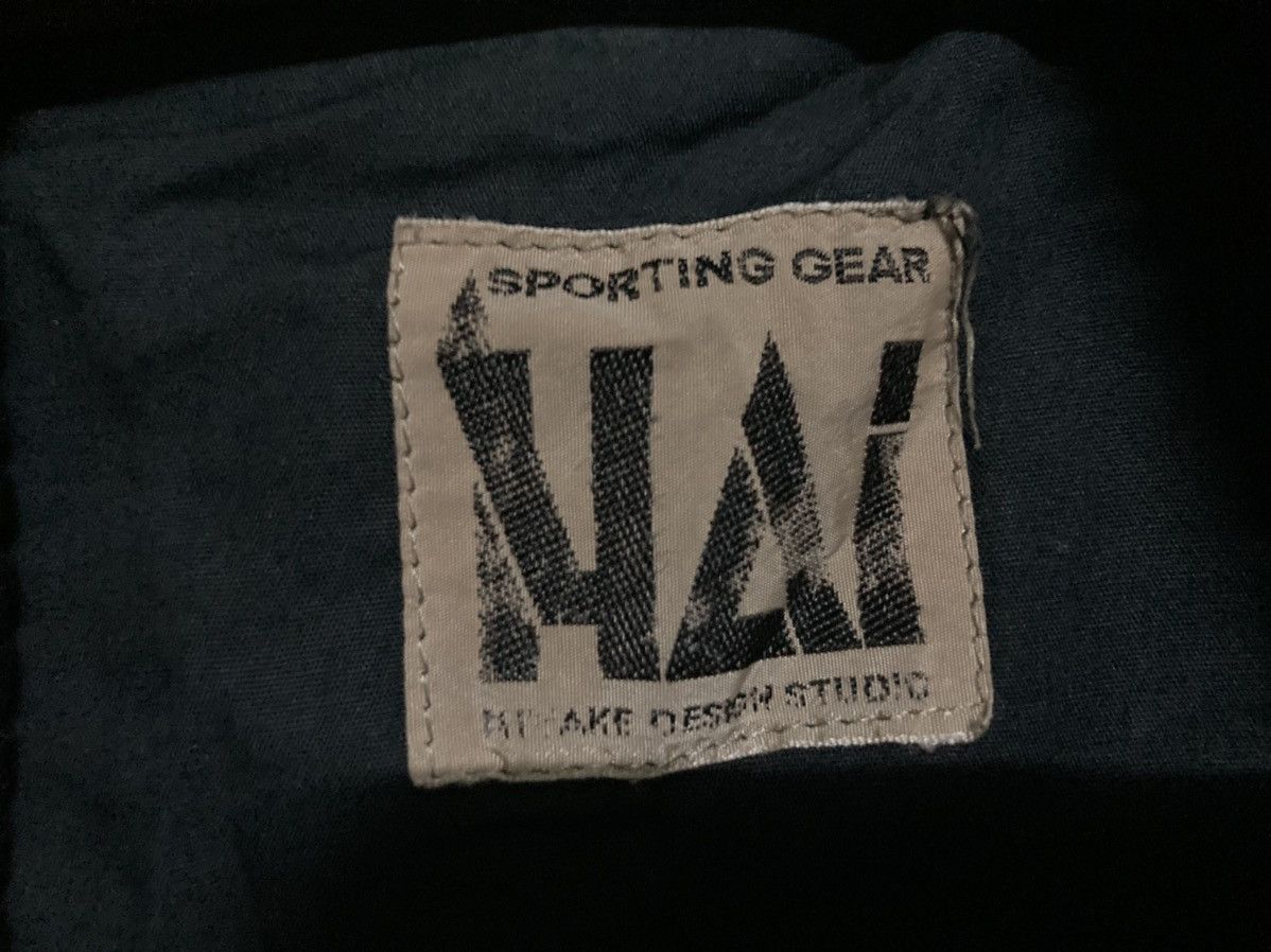 Hai Sporting Gear × Issey Miyake × Vintage Vintage Hai sporting Gear jacket Wool Leather Jacket Size US M / EU 48-50 / 2 - 3 Thumbnail
