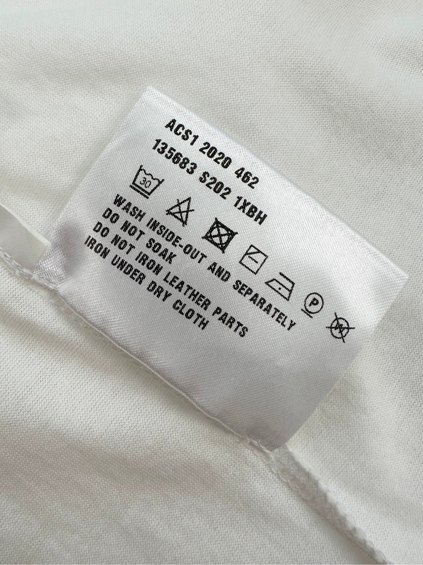 Prada PRADA triangle logo pocket s/s unisex white tee Size M / US 6-8 / IT 42-44 - 9 Thumbnail