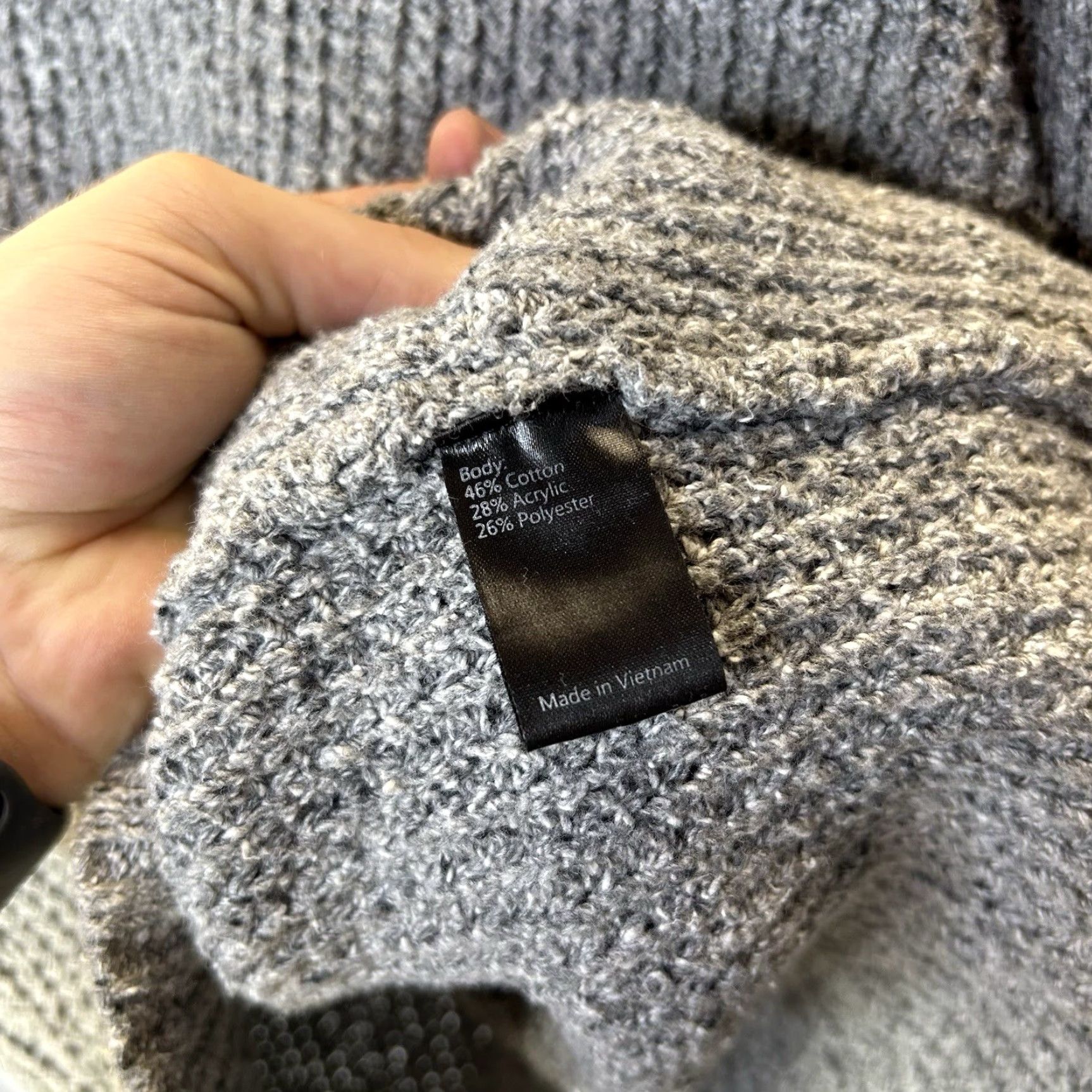 Vintage Wellen Cotton Blend Headlands Crewneck Pullover Knit Sweater Gray Men’s Large Size US L / EU 52-54 / 3 - 6 Thumbnail