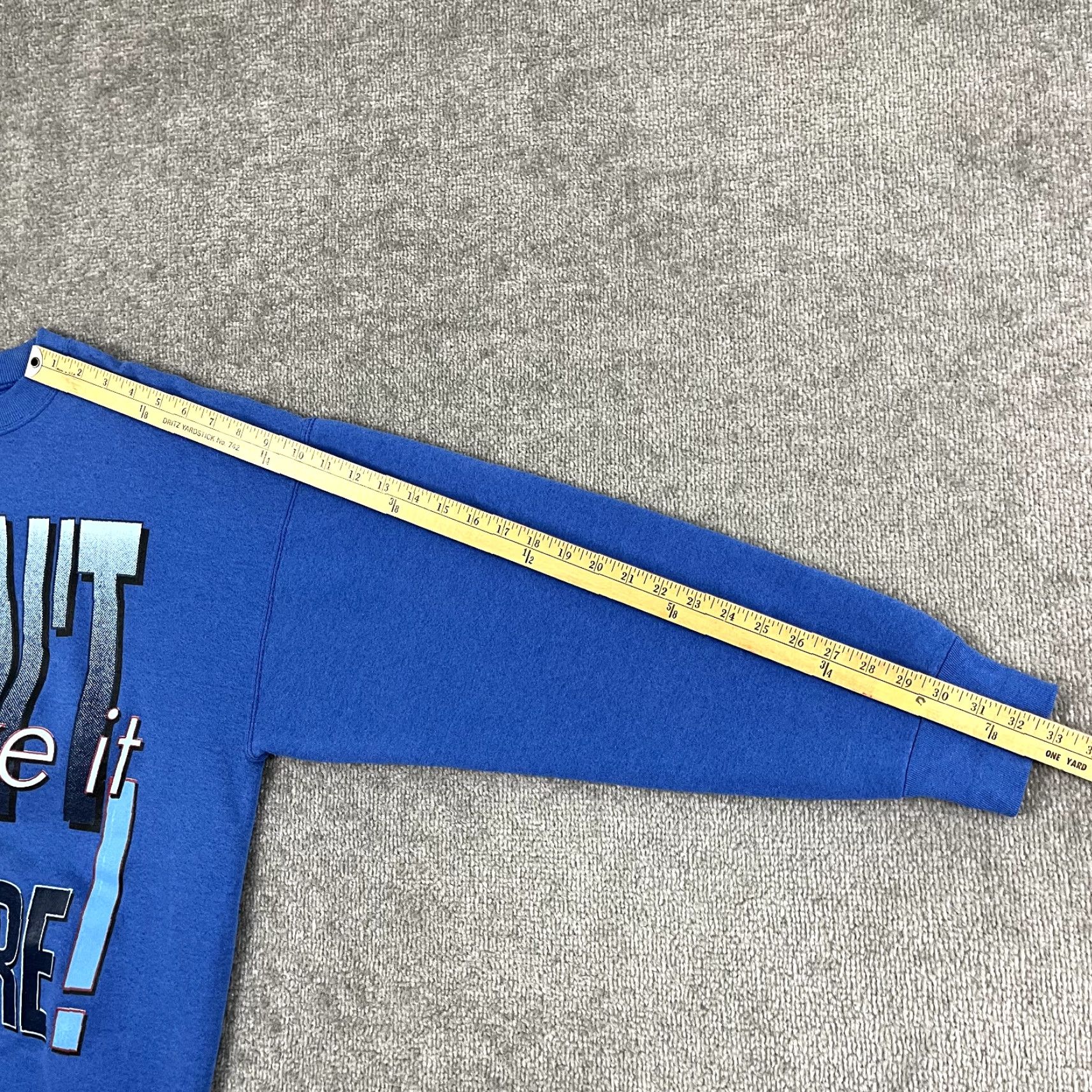 Vintage VINTAGE Looney Tunes Tweety Bird Sweatshirt Crew Neck XL Adult Blue 90s Cartoon Funny Pullover Men's Regular Size Static Size US XL / EU 56 / 4 - 6 Thumbnail