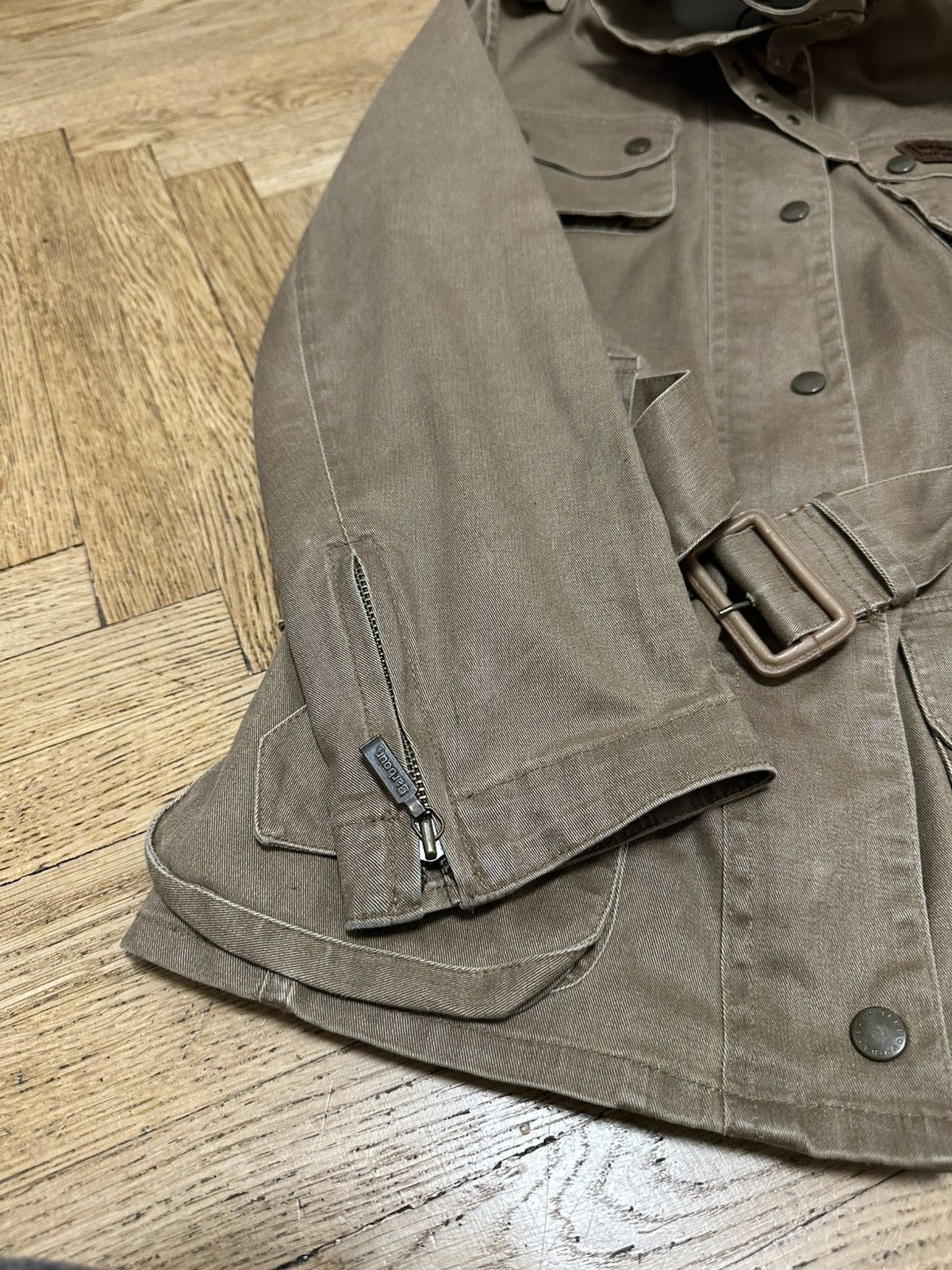 Barbour Barbour International Women’s Khaki Jacket Size M Size M / US 6-8 / IT 42-44 - 16 Thumbnail