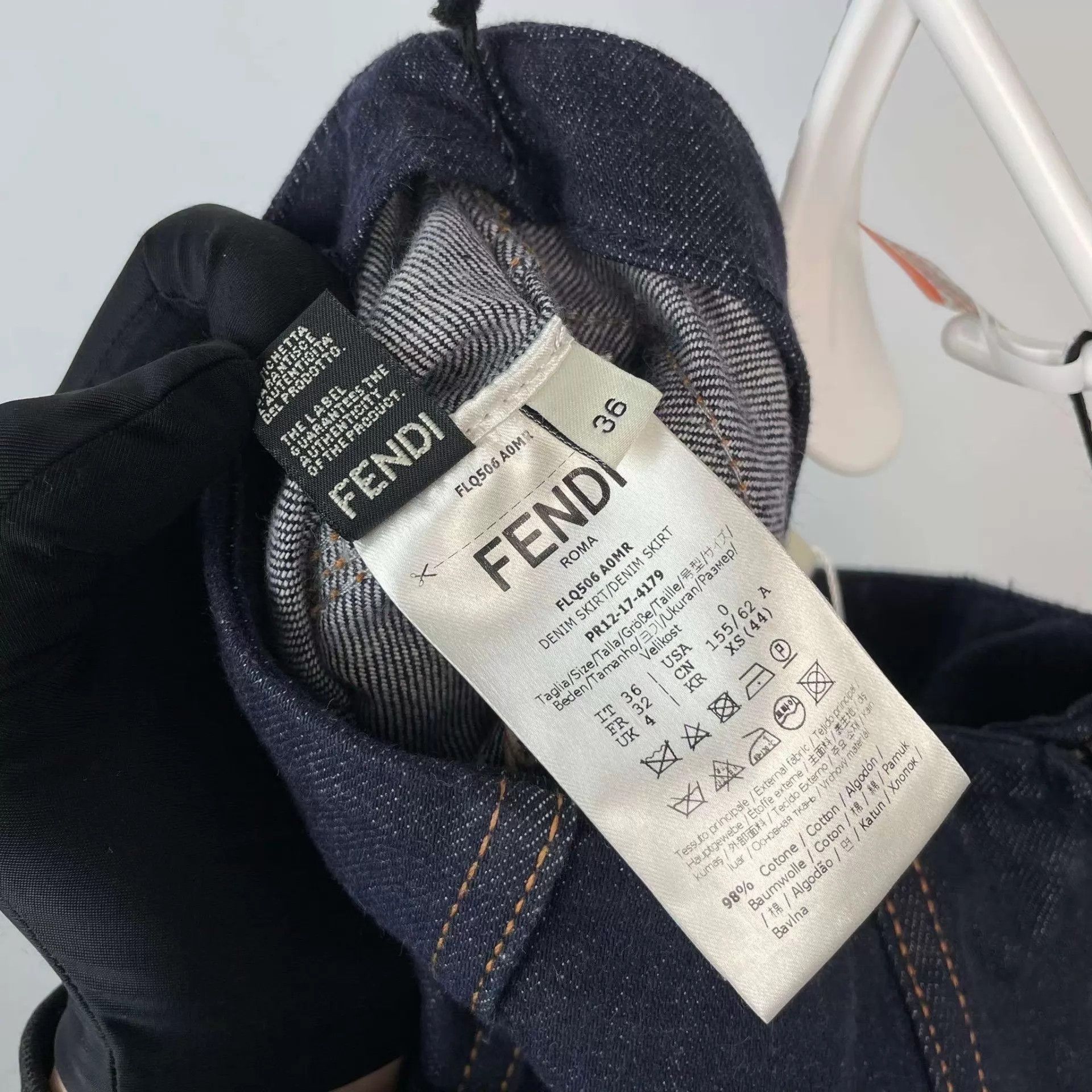 Fendi Fendi 95 New Blue Denim Dersses 34 Size XS / US 0-2 / IT 36-38 - 7 Thumbnail