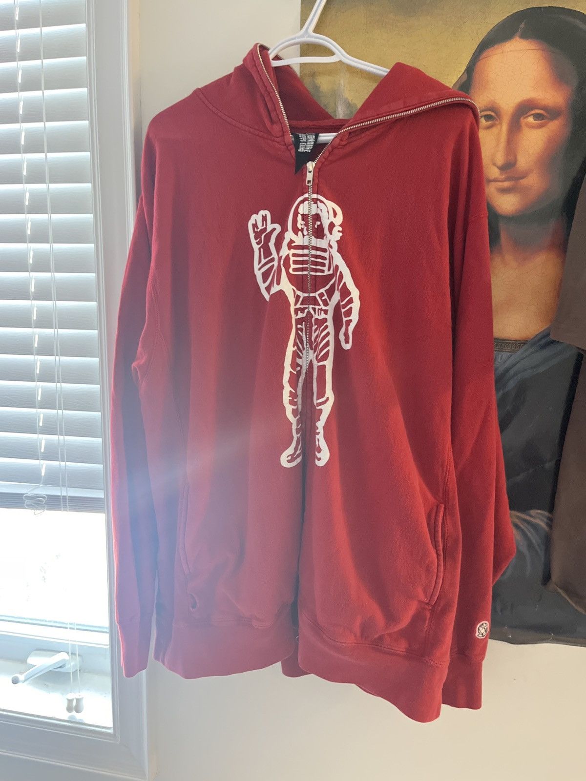 image of Billionaire Boys Club Billionaires Boys Club Space Man Hoodie in Red, Men's (Size 2XL)