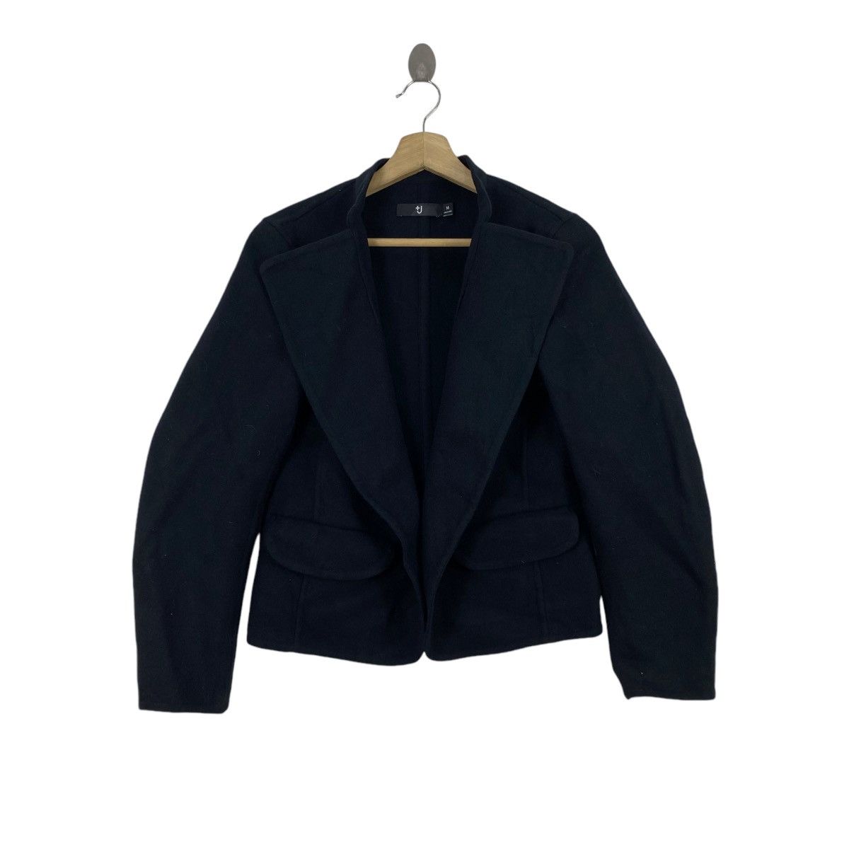 Jil Sander × Uniqlo +J UNIQLO x JILL SANDER Black Blazer Coat Jacket Size US M / EU 48-50 / 2 - 1 Thumbnail