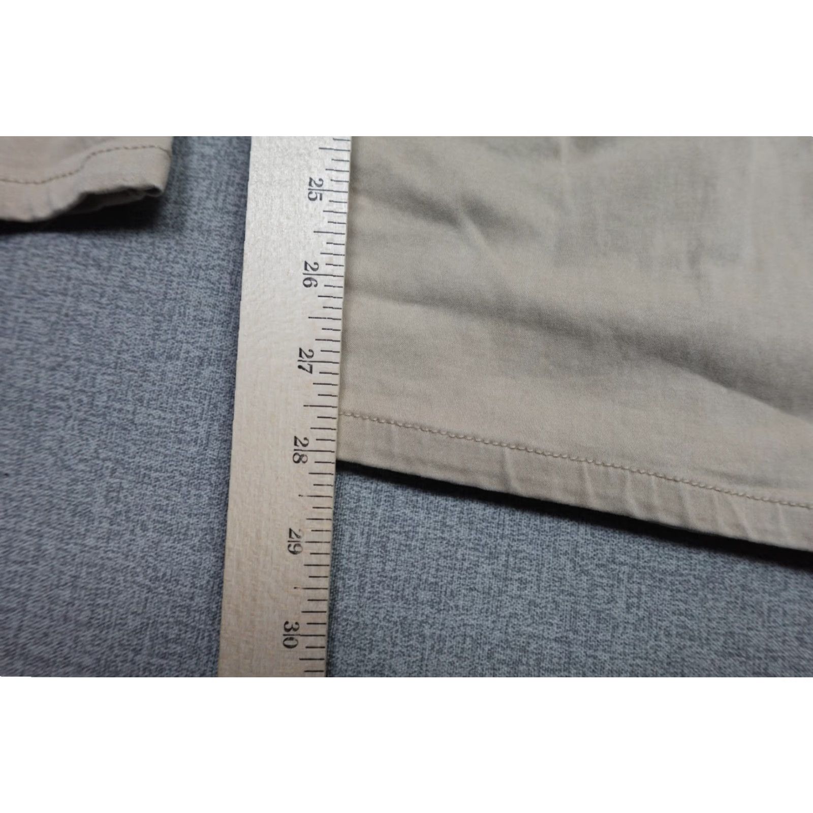 Vintage AG Adriano Goldschmied The Graduate Pants Mens 36x28 Beige Khaki Tapered Leg 확 Size US 36 / EU 52 - 6 Thumbnail