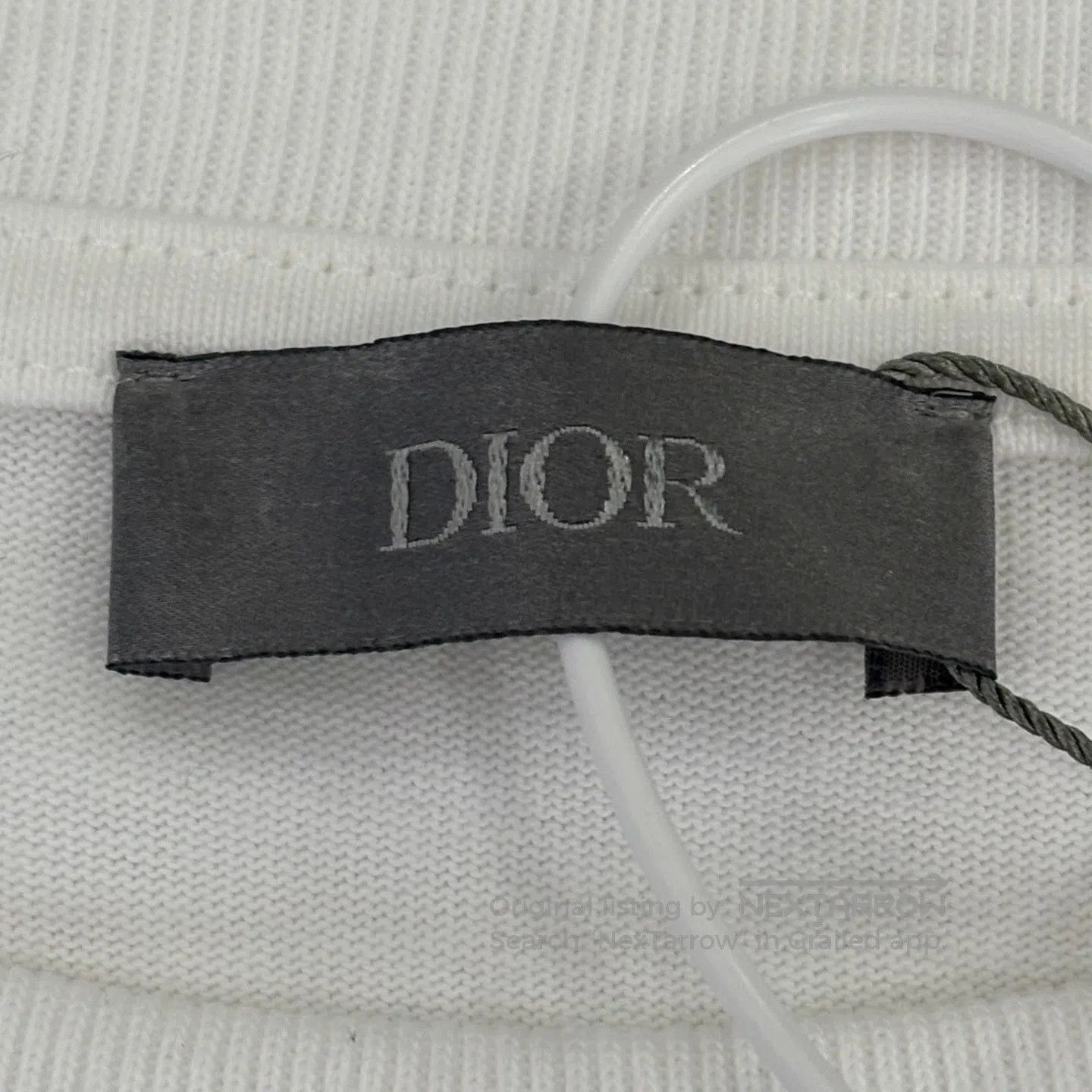 Dior Dior Embroidered Slogan LOGO Medal Short-Sleeve T-shirt Size L / US 10 / IT 46 - 3 Thumbnail