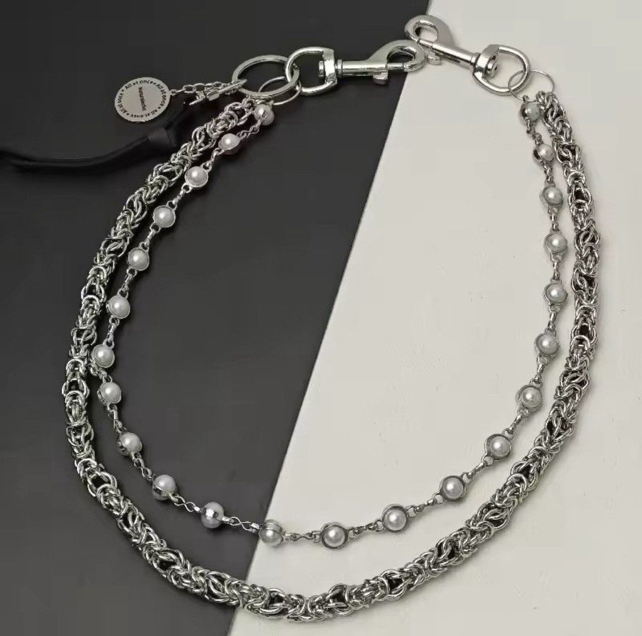 Jewelry 2 Layer Natural Echo Pearled Wallet Chain Size ONE SIZE - 1 Thumbnail