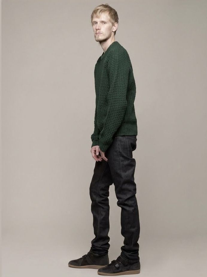 Acne Studios Acne Studios Waffle Knit Green Sweater AW/12 Size US S / EU 44-46 / 1 - 2 Thumbnail