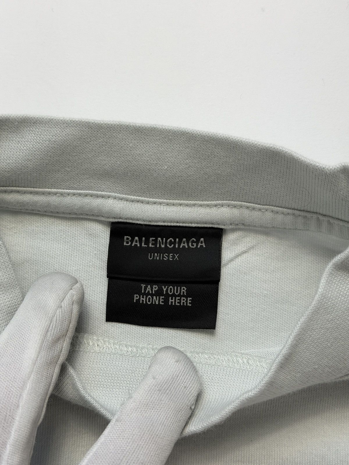 Balenciaga Balenciaga Ebay Embroidery Oversized Beige Tee Shirt Size US M / EU 48-50 / 2 - 6 Thumbnail