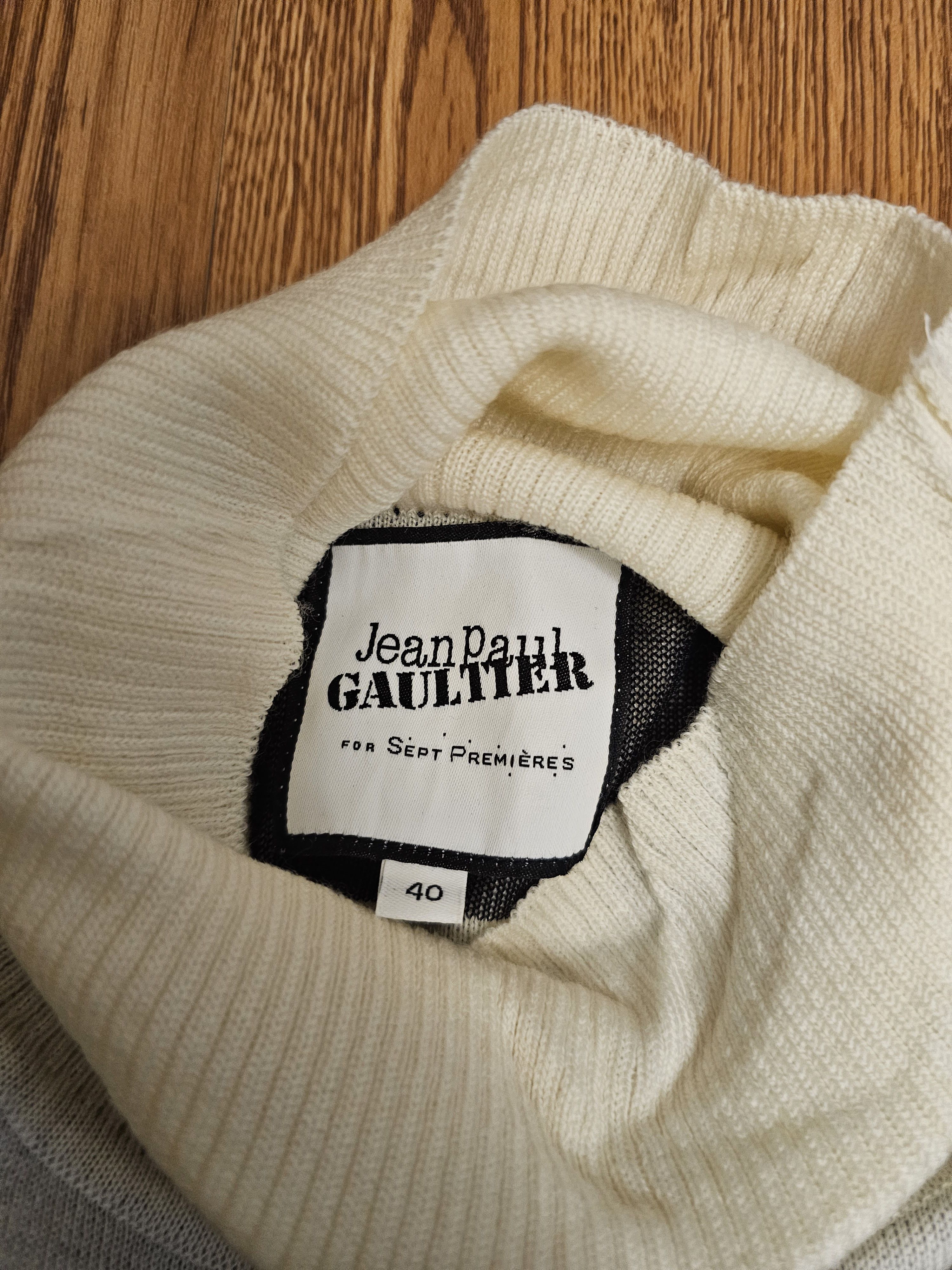 Jean Paul Gaultier Vintage Jean Paul Gaultier Turtle Neck Mini Long Knitted Size M / US 6-8 / IT 42-44 - 6 Thumbnail