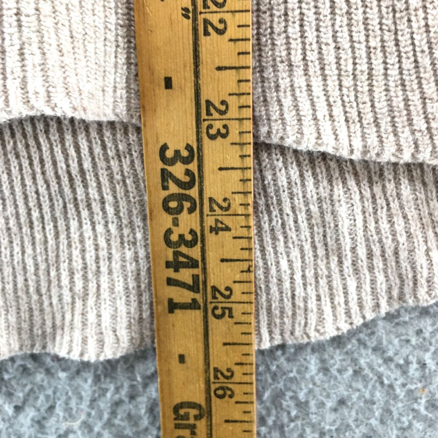 American Eagle Outfitters American Eagle Outfitters Pullover Sweater Women XS Beige Striped Crew Neck Long Sleeve Knit Slouchy Dolman Sleeve Cardigan? Size XS / US 0-2 / IT 36-38 - 5 Thumbnail