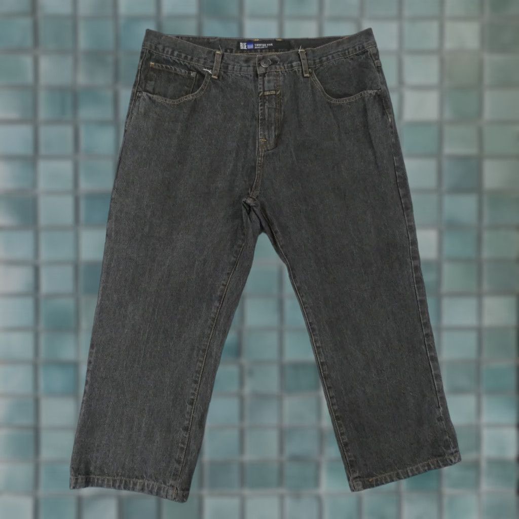Marithe Francois Girbaud Jeans Men 40x25 Blue Gray Twisted Five (Altered)