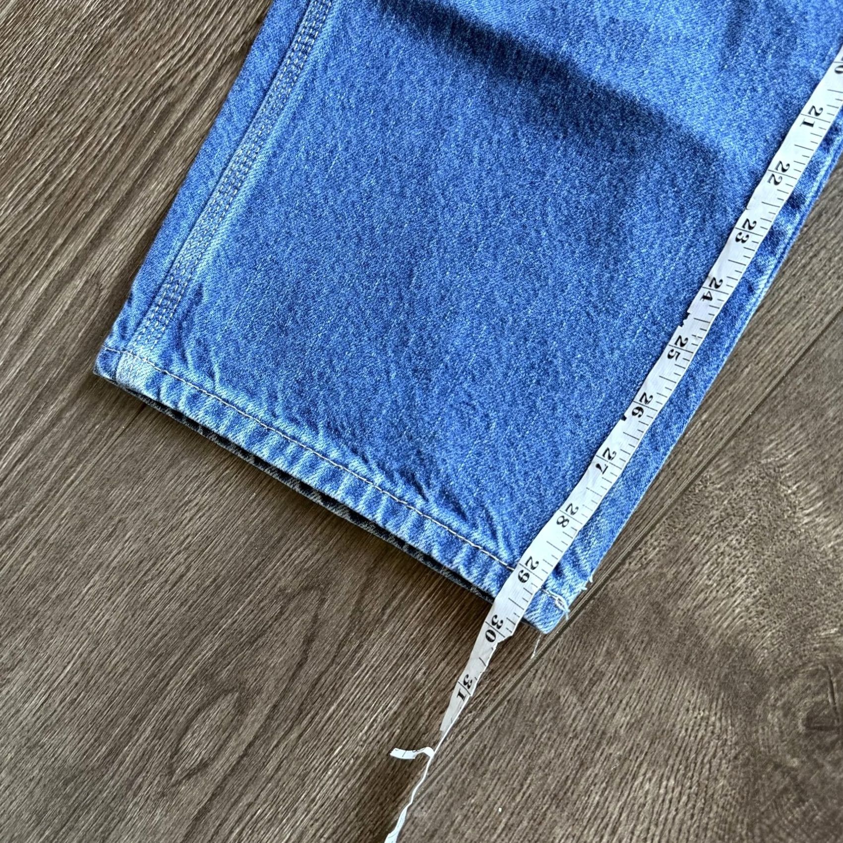 Dickies Dickies Jeans Baggy Y2K Carpenter 36x30 Blue Medium Wash Relaxed Denim Workwear Mens Regular Straight Fit Hats? Size US 36 / EU 52 - 7 Thumbnail