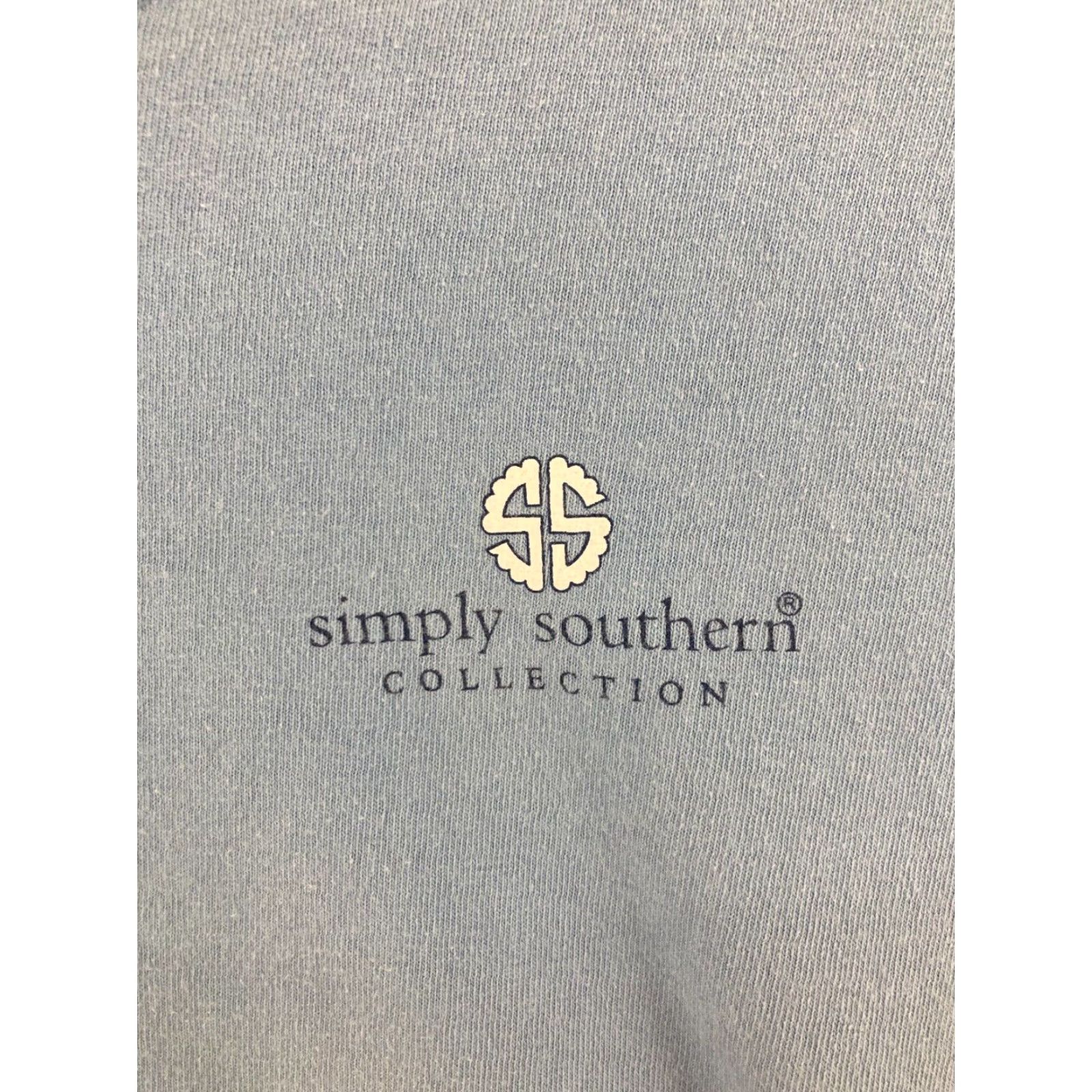 Stampd Simply Southern TShirt Womens Large Blue Live Life In Flip Flops Stamp Size L / US 10 / IT 46 - 5 Thumbnail