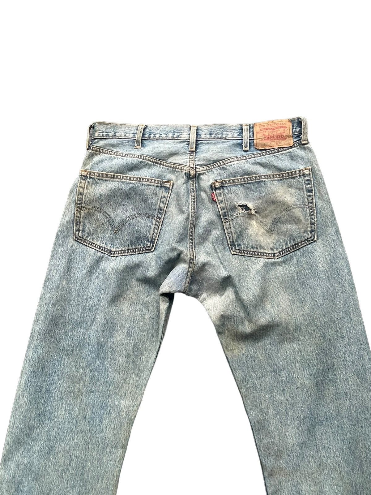 Levi's × Levi's Vintage Clothing Vintage 2002 Levis 501 Custom Distresed Size US 38 / EU 54 - 11 Thumbnail