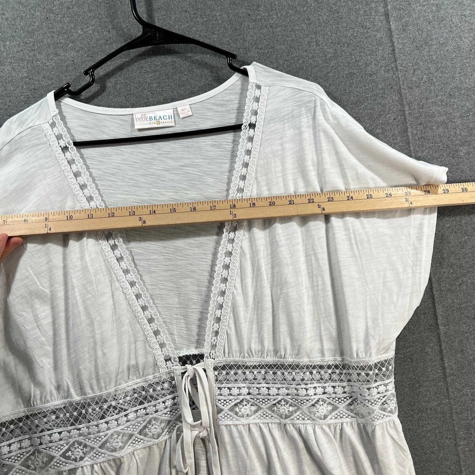 Other Belle Beach by Kim Gravel Regular Slub Knit Tie Front Cove Size M / US 6-8 / IT 42-44 - 7 Thumbnail