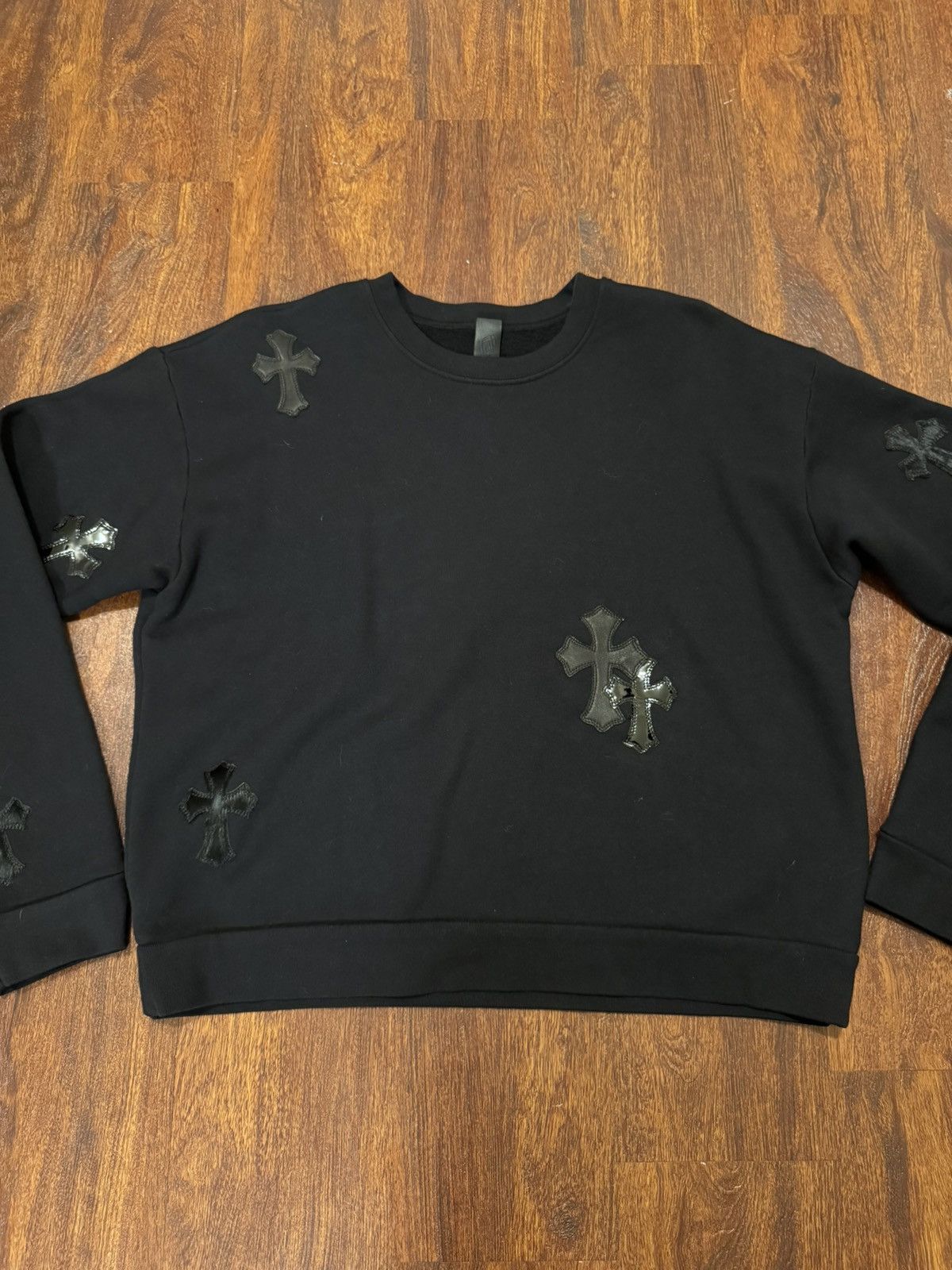 Chrome Hearts Brand New Chrome Hearts Cross Patch Sweater Size US M / EU 48-50 / 2 - 2 Thumbnail