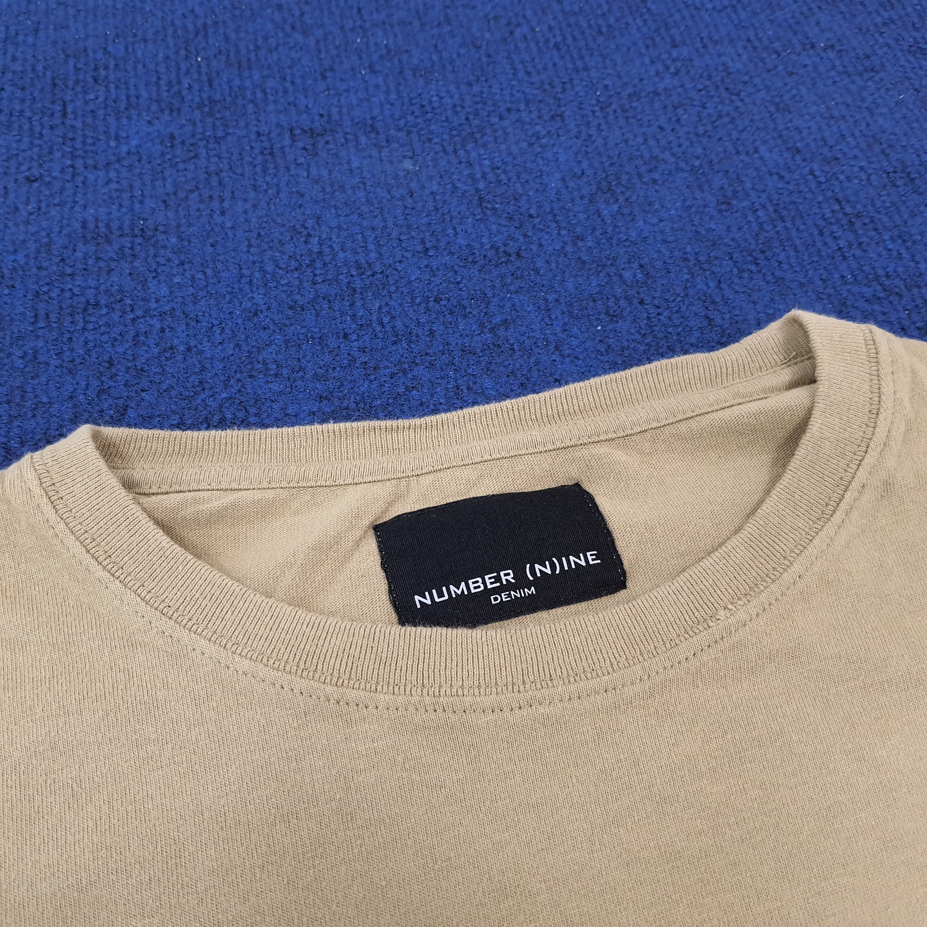 Japanese Brand × Number (N)ine × Vintage Vintage Number Nine Spell Out Japan Brand Boxy Tshirt Size US XL / EU 56 / 4 - 5 Thumbnail