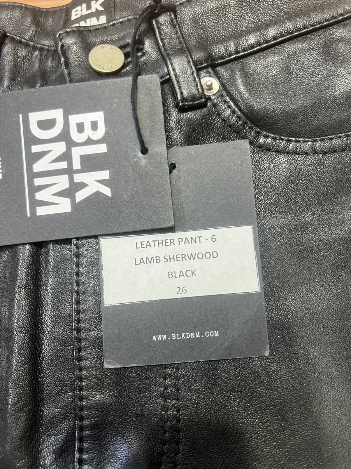 Blk Dnm Blk Dnm leather pant Size US 26 / EU 42 - 5 Thumbnail