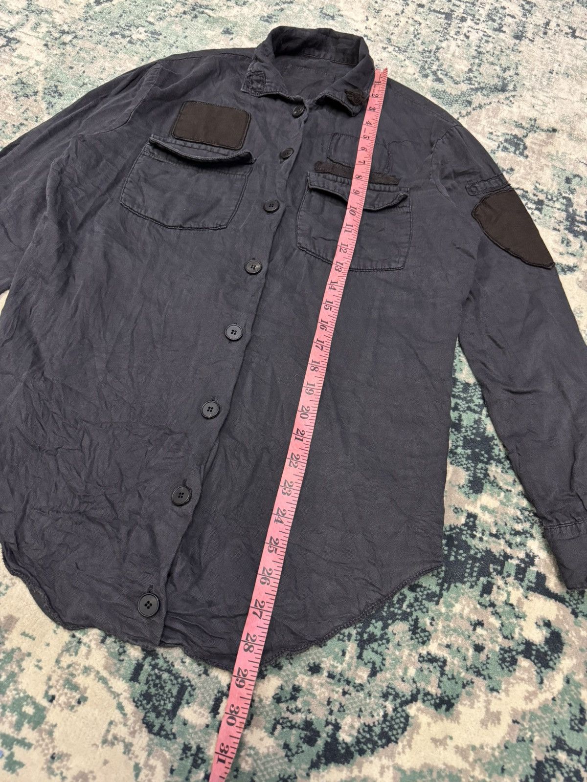 Vintage G.O.A DISTRESSED DESTROYED BUTTON UP SHIRT Size M / US 6-8 / IT 42-44 - 3 Thumbnail