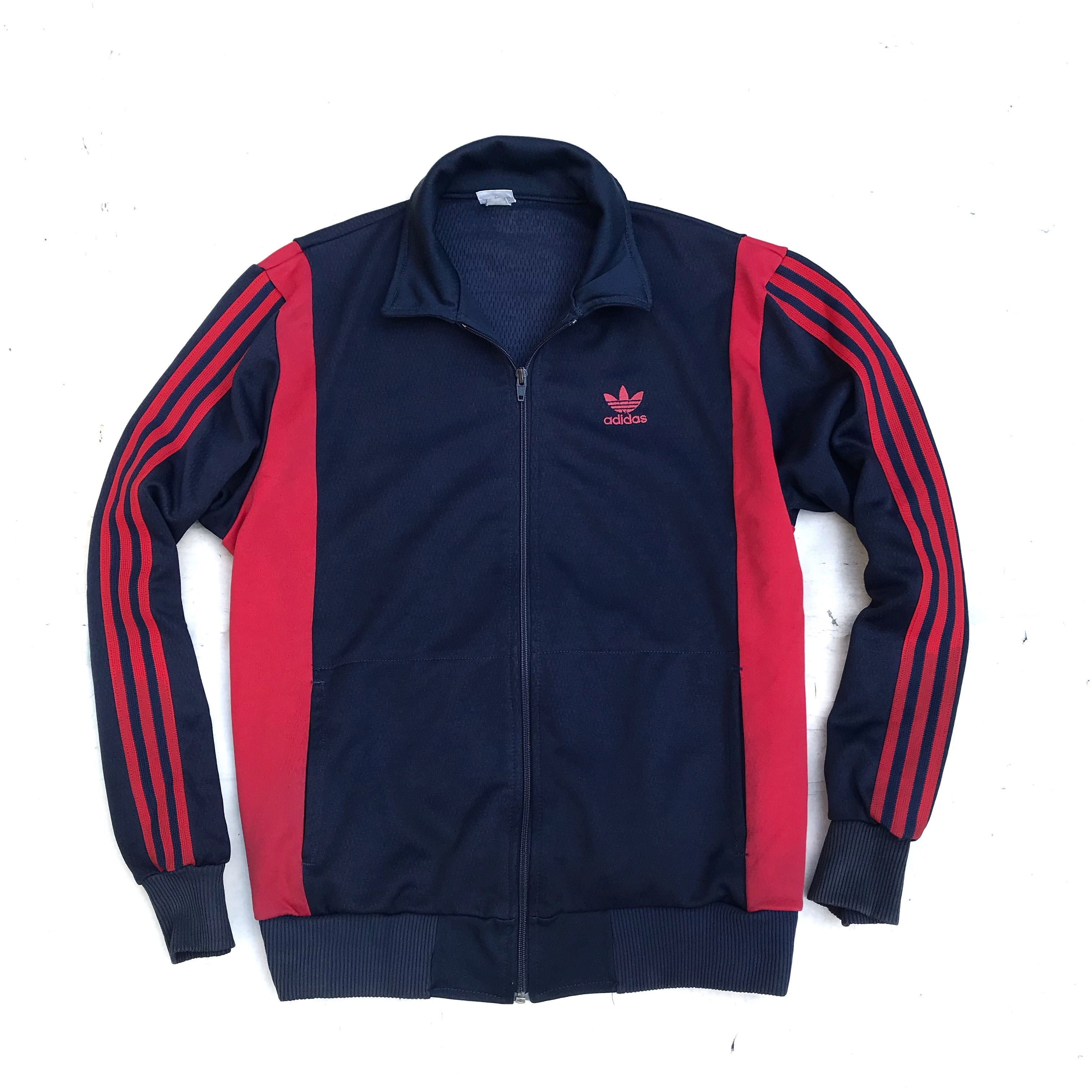 Adidas Vintage adidas tracktop race stripe lining jacket two tone Size US L / EU 52-54 / 3 - 1 Thumbnail