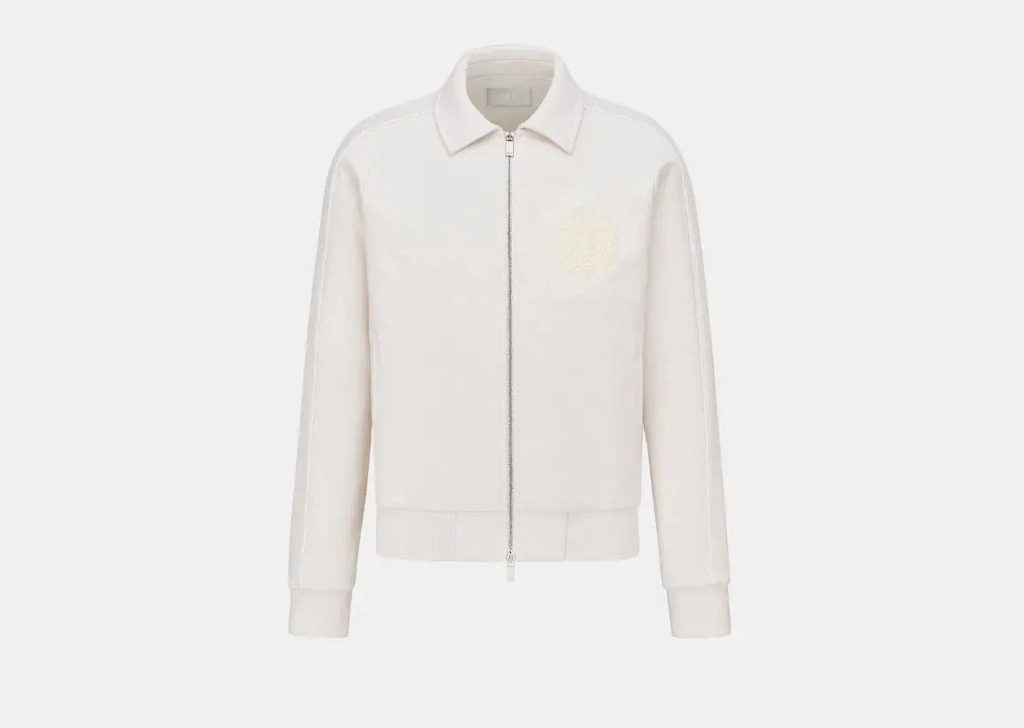 o1w1db10324 Ziipped Track Jacket in Beige