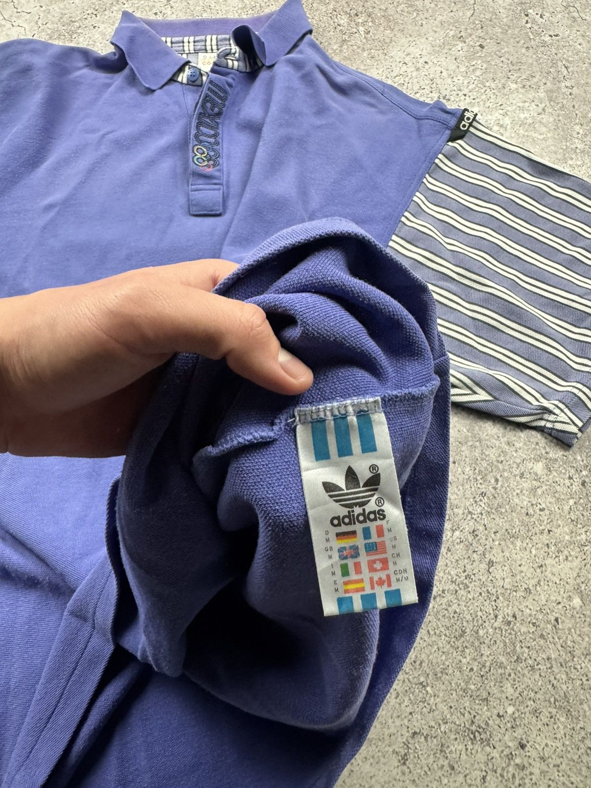 Adidas Vintage Adidas Mexico Olympic Games Y2K Rugby Polo shirt 00s Size US L / EU 52-54 / 3 - 6 Thumbnail