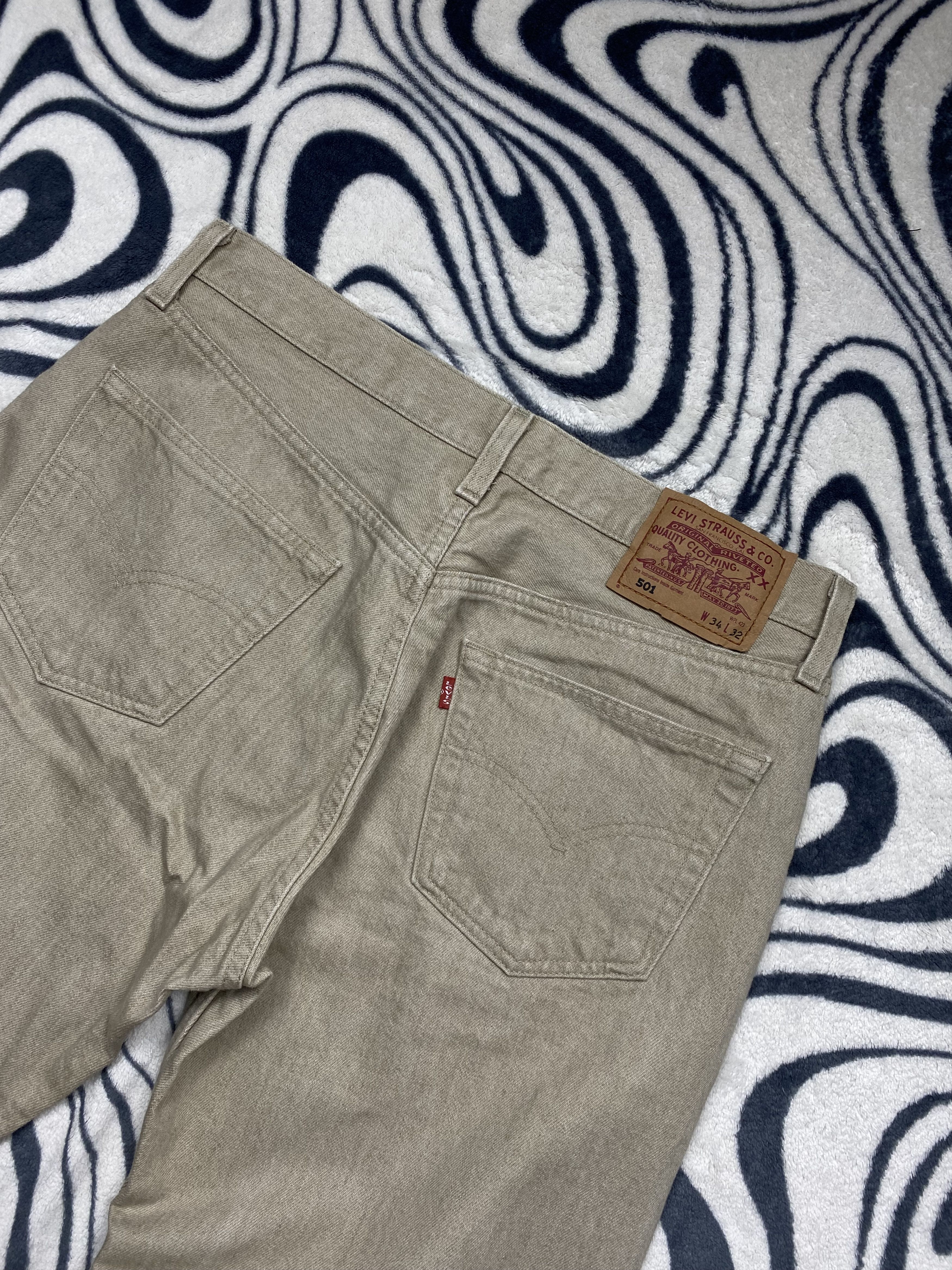 Levi's Levi's 501 Vintage Denim Pants Y2K Jeans Size US 34 / EU 50 - 2 Thumbnail