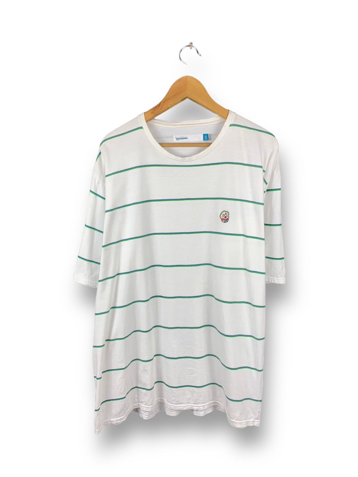 Japanese Brand Steals! Mackdaddy Skulls Stripes Tee Size US XL / EU 56 / 4 - 1 Thumbnail