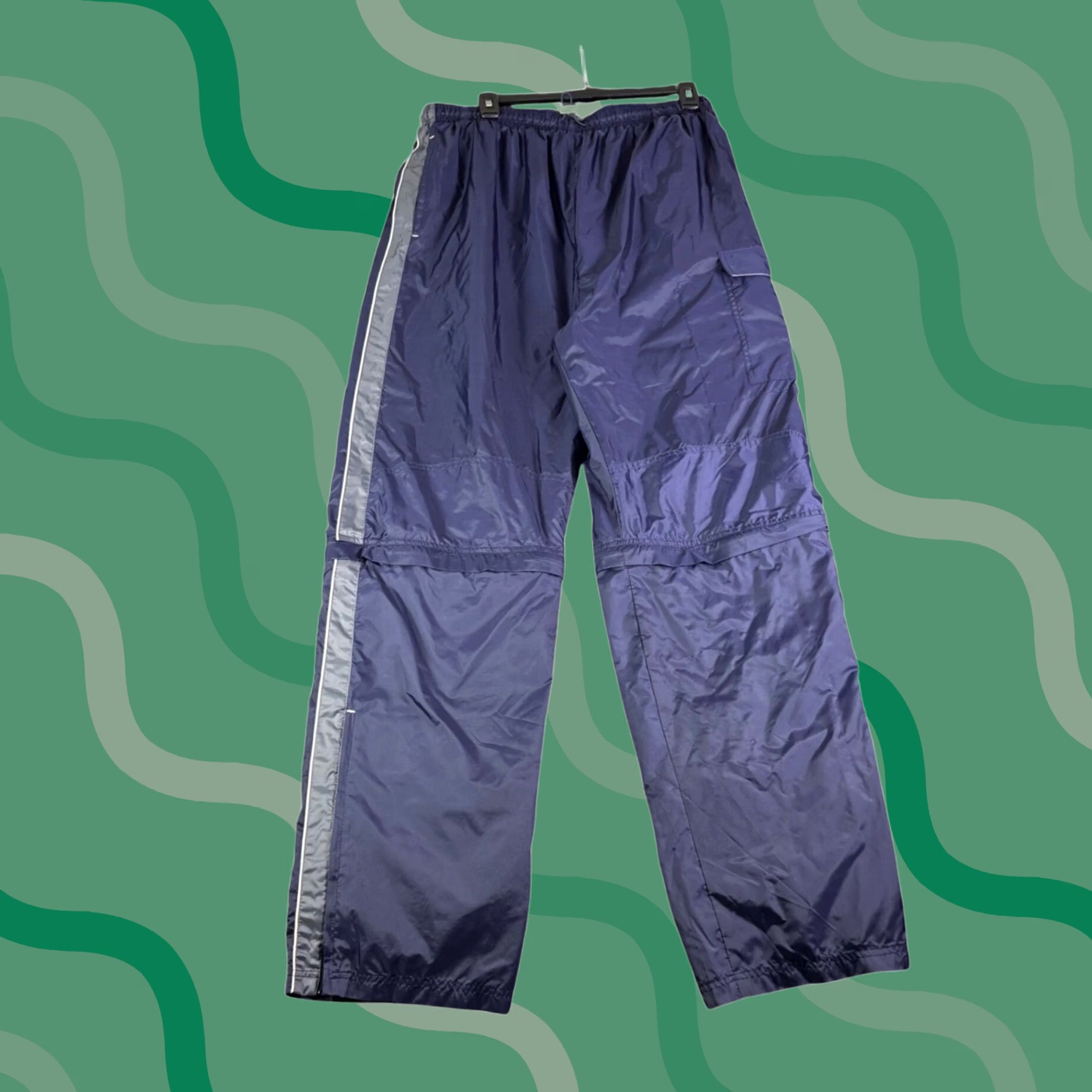 Penn Savvy Penn State Nittany Lions Convertible Nylon Track Pants Navy Blue Mens XL Size US 36 / EU 52 - 1 Thumbnail