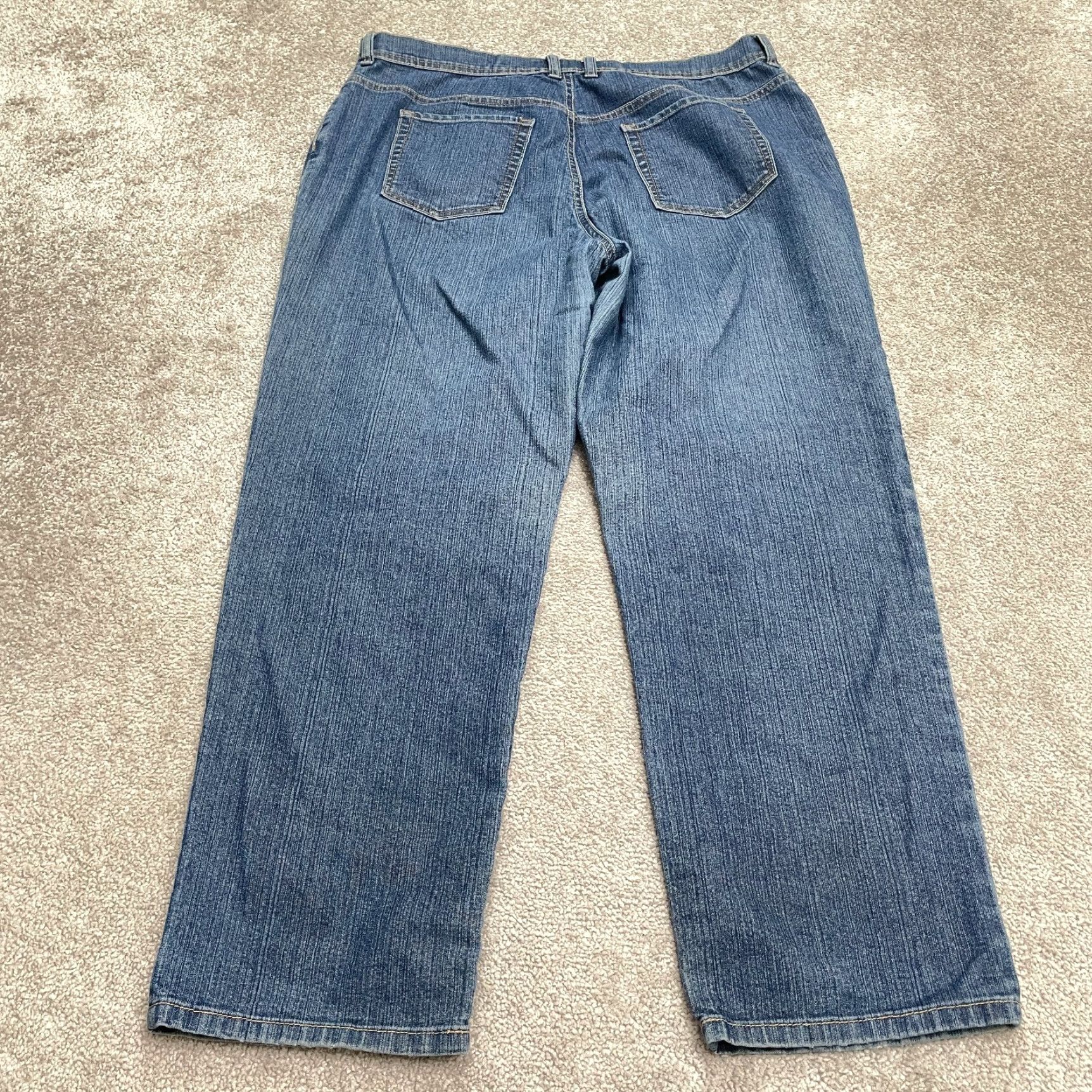 Gloria Vanderbilt VINTAGE Gloria Vanderbilt Amanda Denim Jeans Womens 16 Blue Medium Wash Straight 36x28.5 Women's Jeans Slim Fit? Size 38" / US 16 / IT 52 - 2 Thumbnail