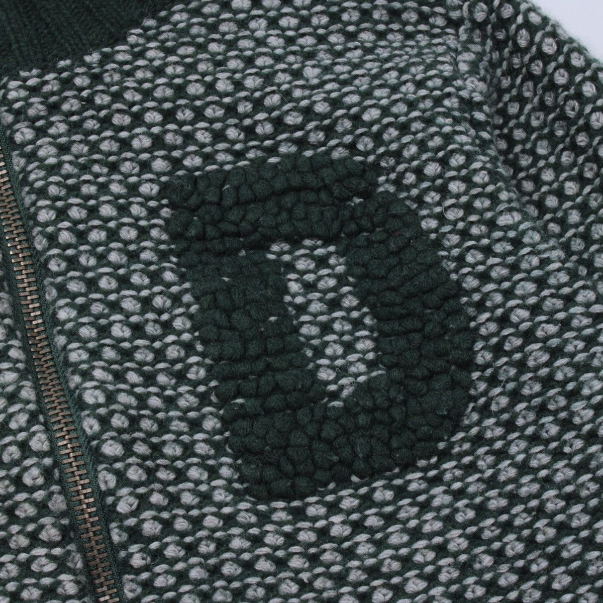Diesel × Vintage Y2K DIESEL Vintage Cotton Knit Full Zip Big Logo Sweater Size M / US 6-8 / IT 42-44 - 8 Thumbnail