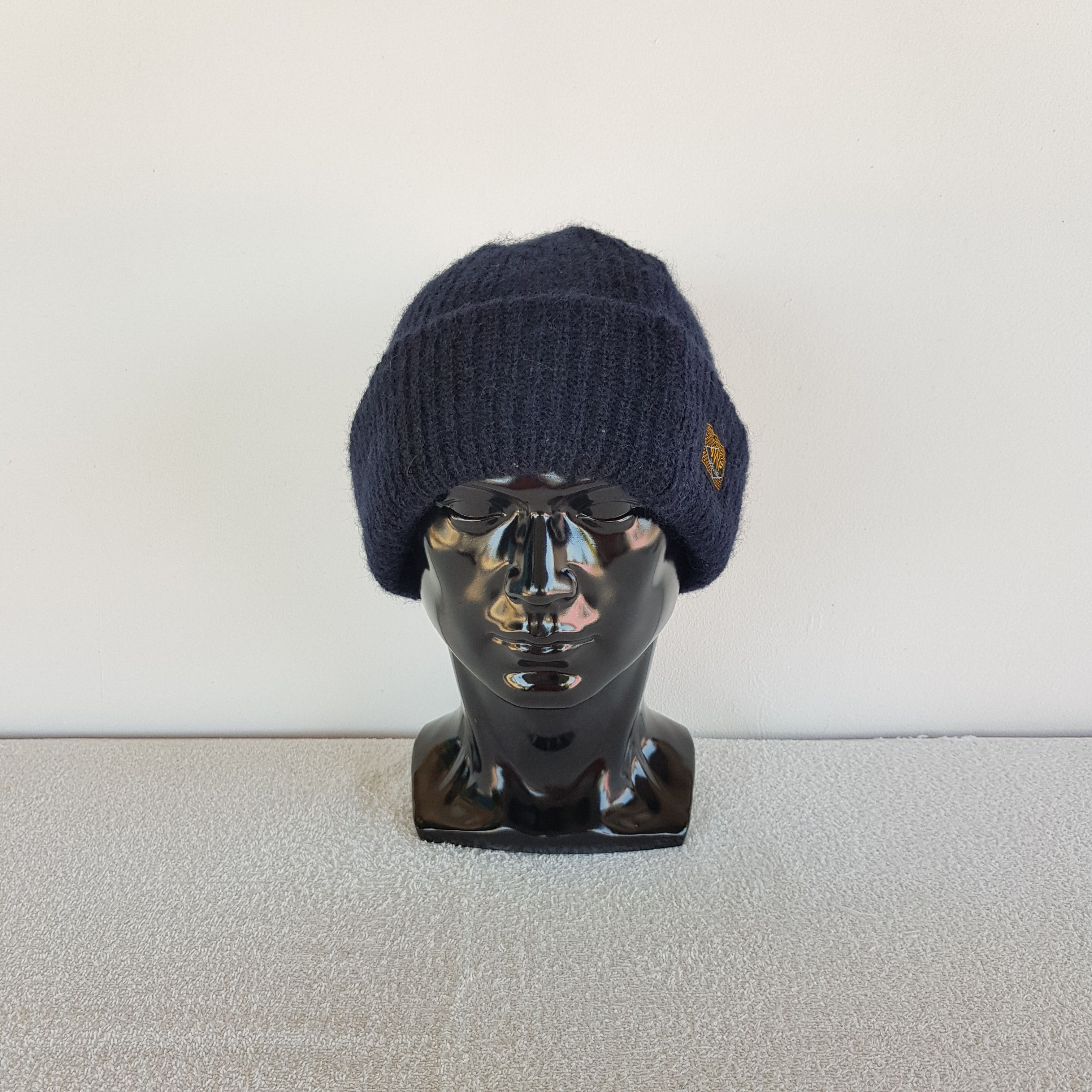 Japanese Brand Vintage OWF Wool Beanie 90s Knit Crochet Snow Caps Hats Size ONE SIZE - 2 Thumbnail