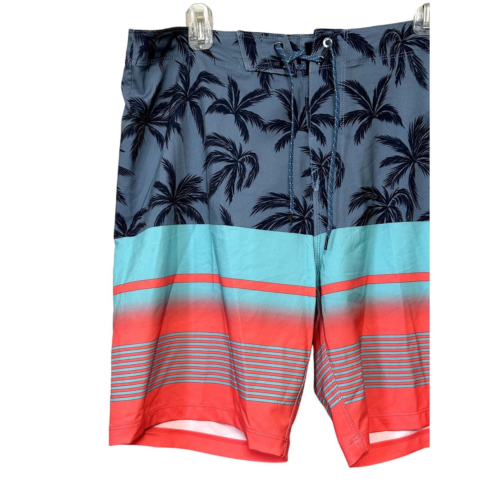 Hurley Hurley Board Shorts Palm Tree Phantom Multicolor M 30 NWT Size US 30 / EU 46 - 2 Thumbnail