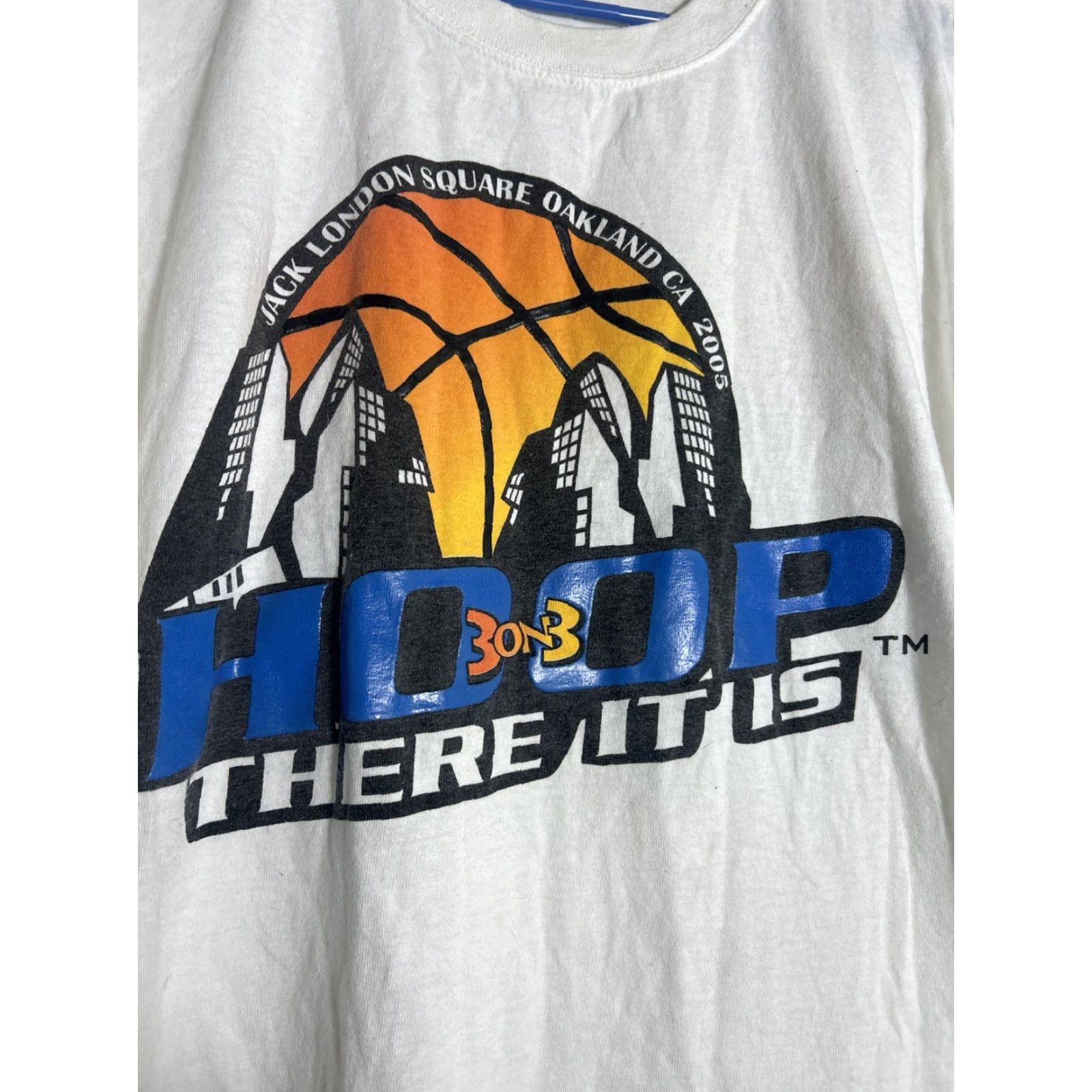 Anvil VINTAGE Anvil T-Shirt Square Hoop There It Is White XL Mens Size US XL / EU 56 / 4 - 4 Thumbnail