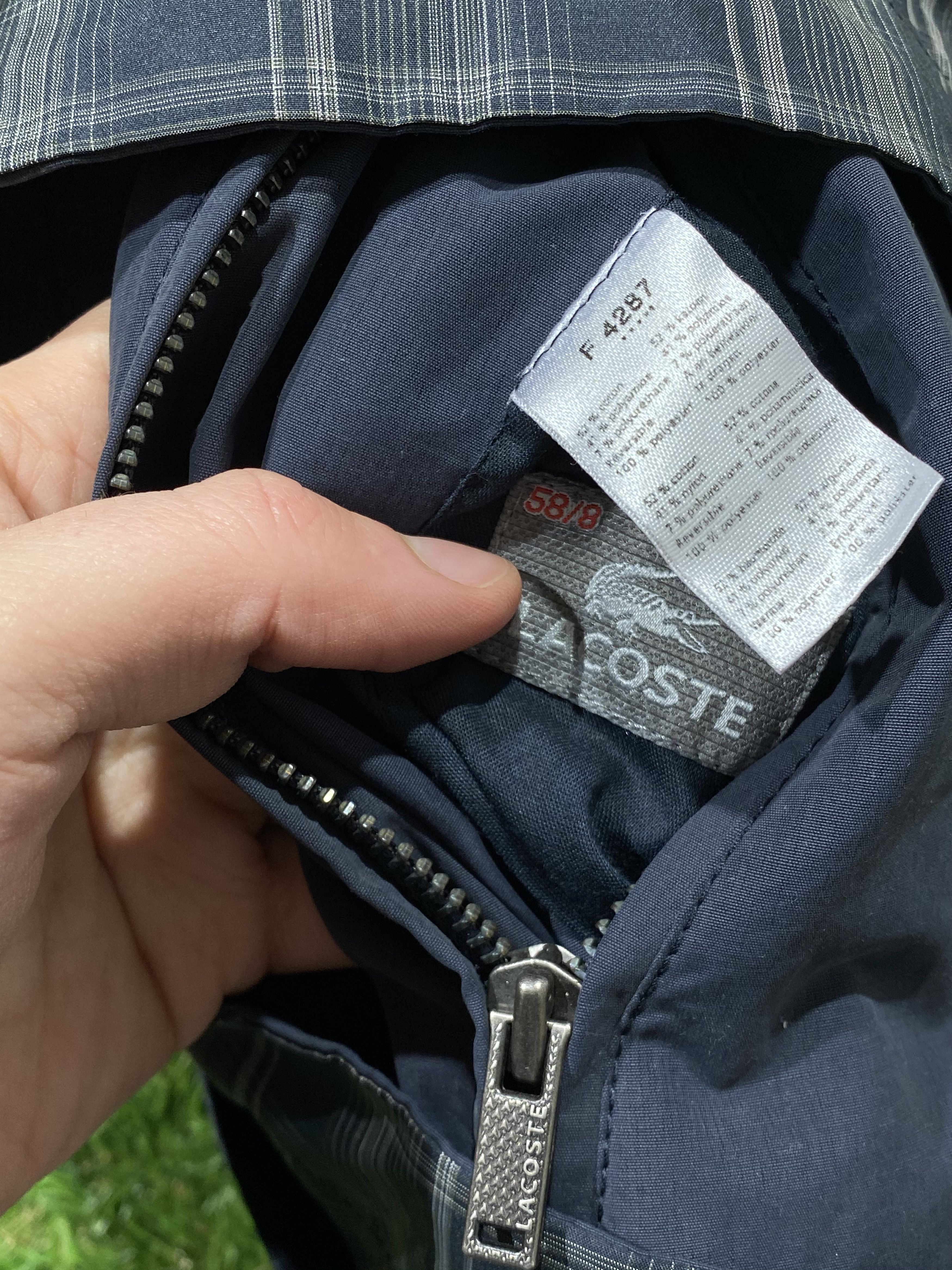 Lacoste Vintage 90s Lacoste Checkered Jacket Size US XL / EU 56 / 4 - 10 Thumbnail