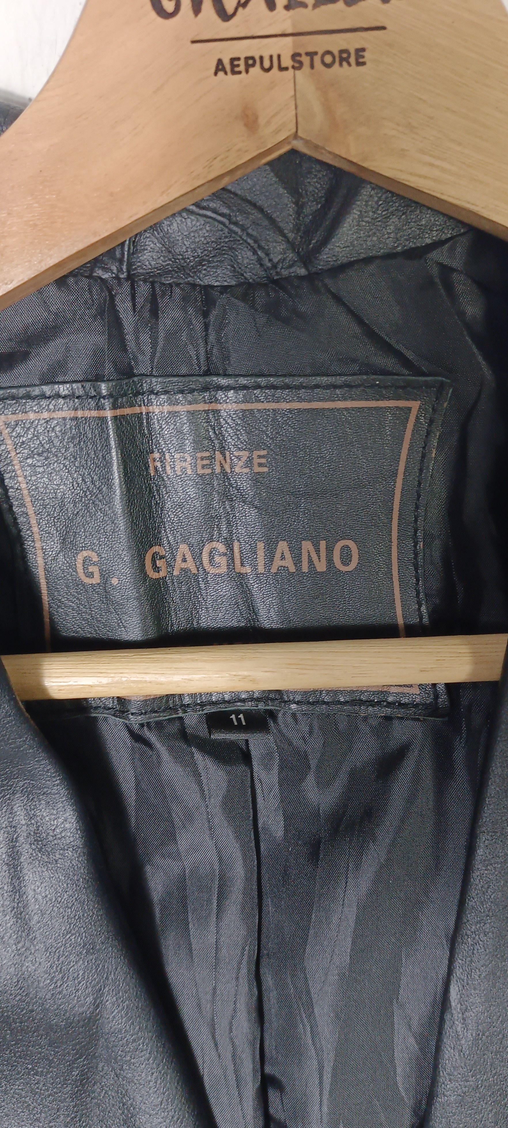 Firenze × Japanese Brand Firenze G.Gagliano New York Monte Carlo Leather Jacket Size US M / EU 48-50 / 2 - 6 Thumbnail