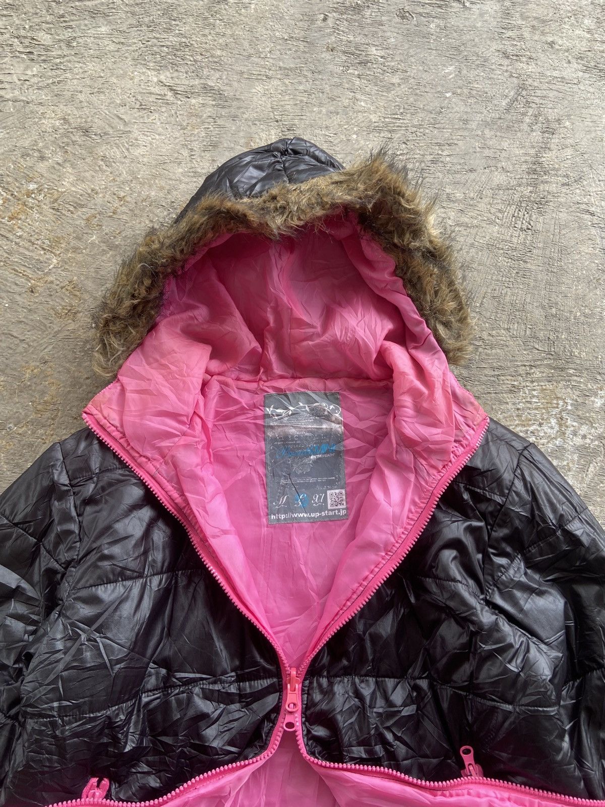 If Six Was Nine 2000s Breath Mint - Vkei If Six Was Nine Style Fur Jacket Size US L / EU 52-54 / 3 - 5 Thumbnail