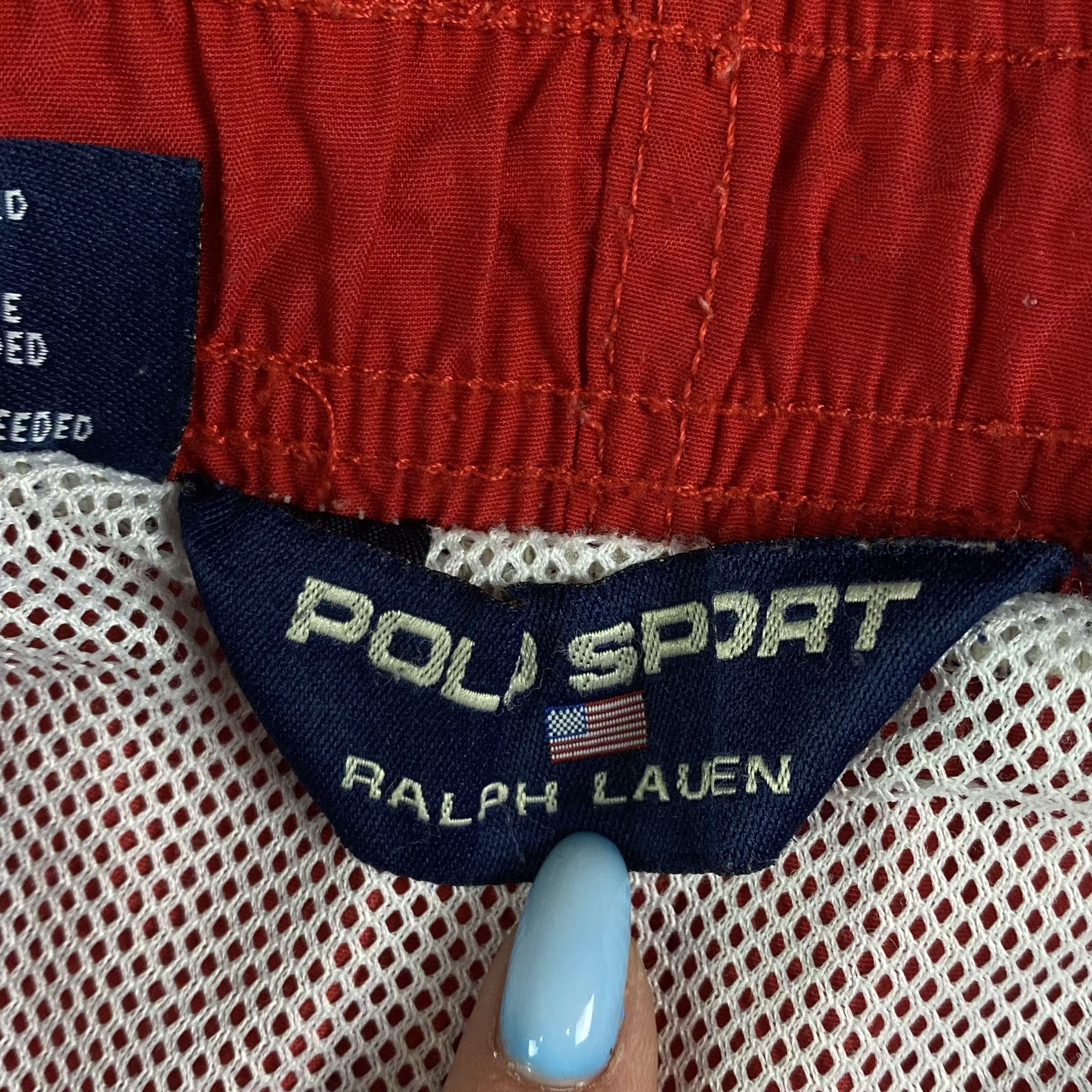 Polo Ralph Lauren × Ralph Lauren × Vintage Mens Shorts Polo Sport Ralph Lauren Vintage Size L Size US 34 / EU 50 - 4 Thumbnail